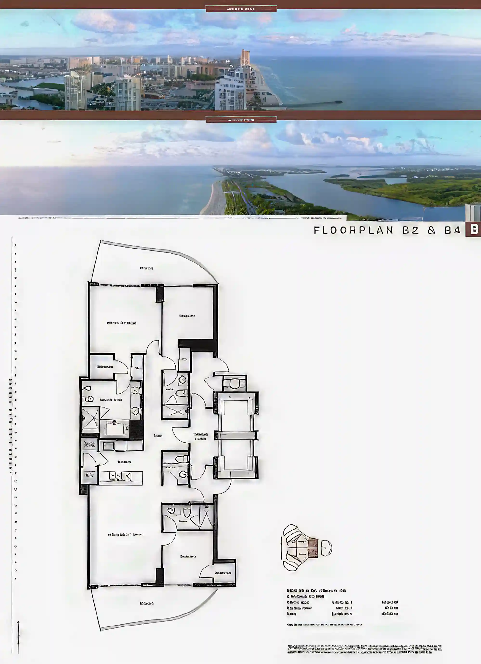 Views and Floor Plan B 3Bd & 3.5Bh
