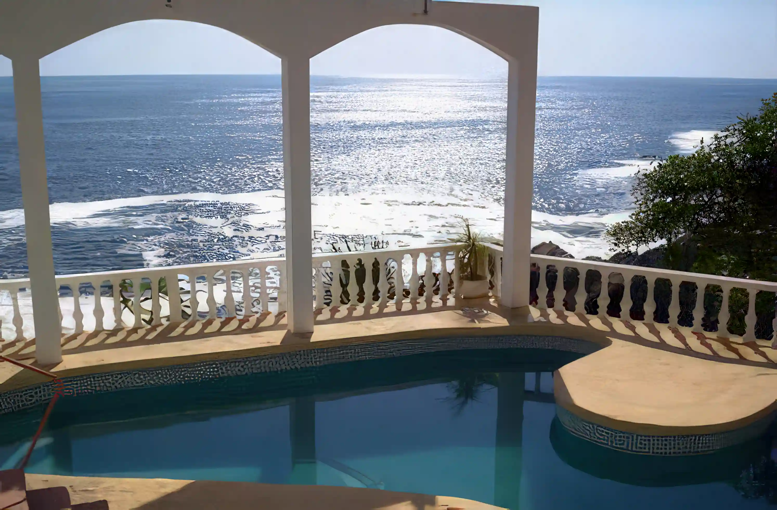 Ocean/Cliff Side Villa for Rent in Acapulco, Guerrero, Mexico