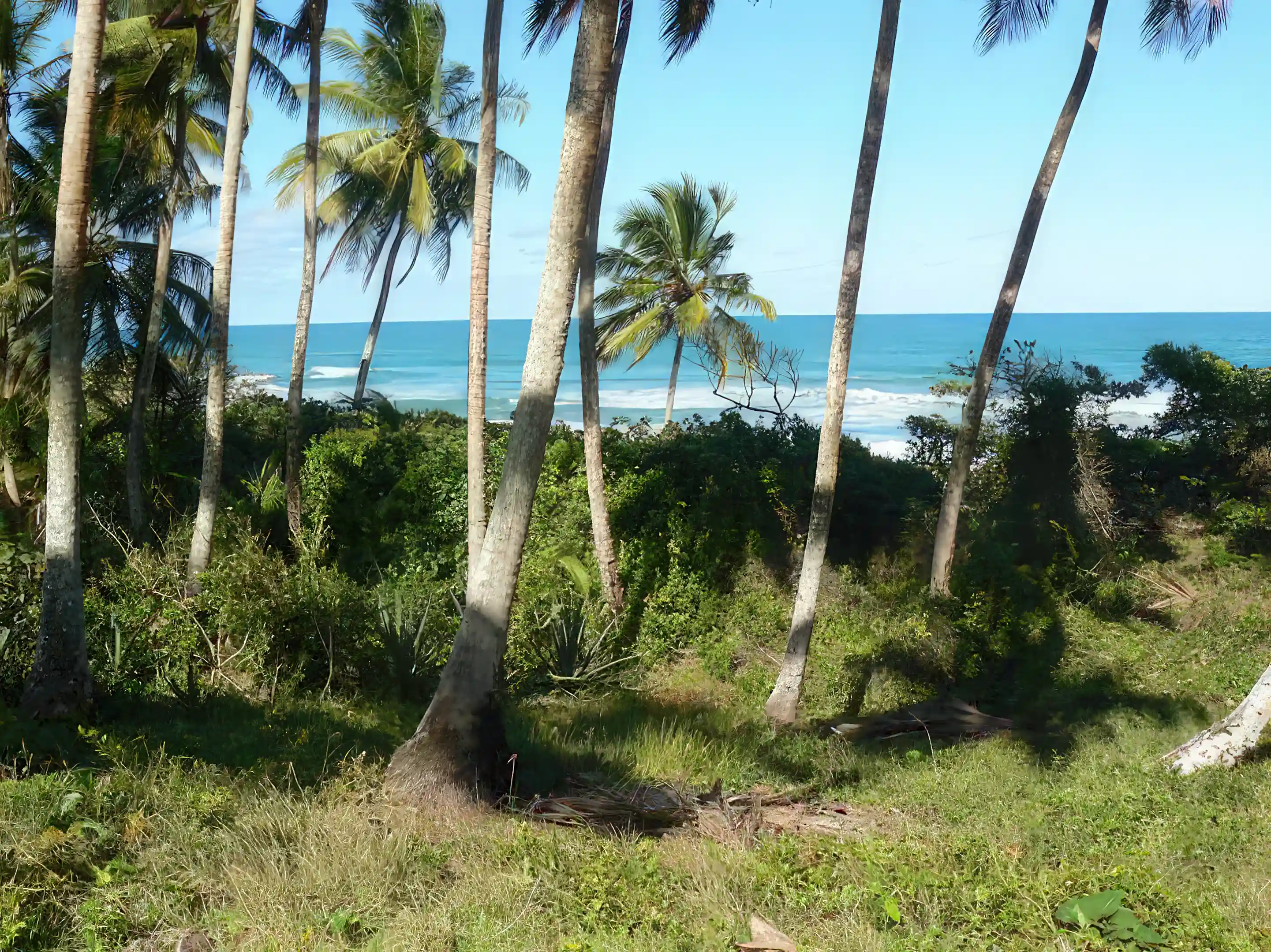 View from building site looking to the west Ocean front...