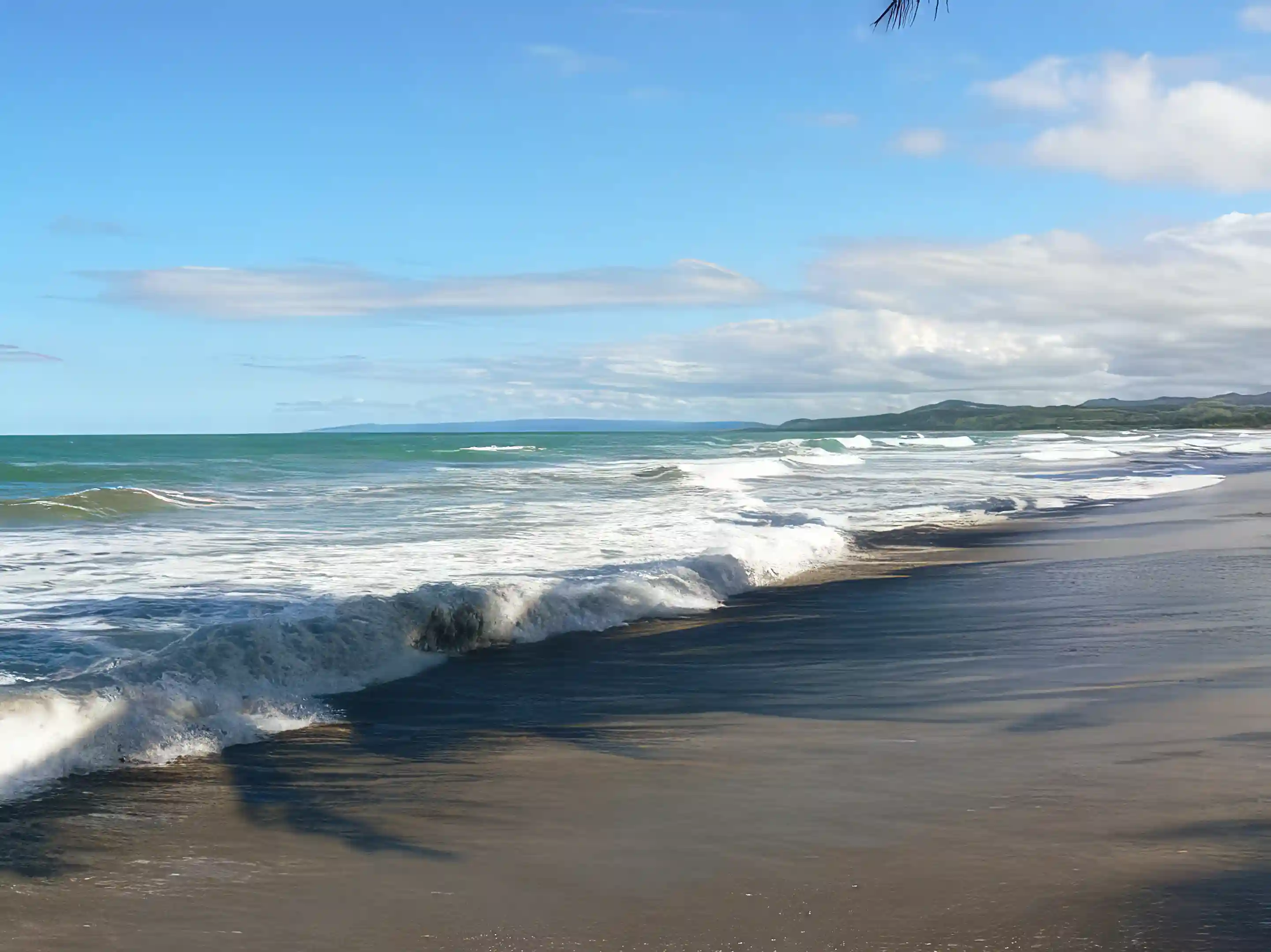 Beach and Ocean directly in front
