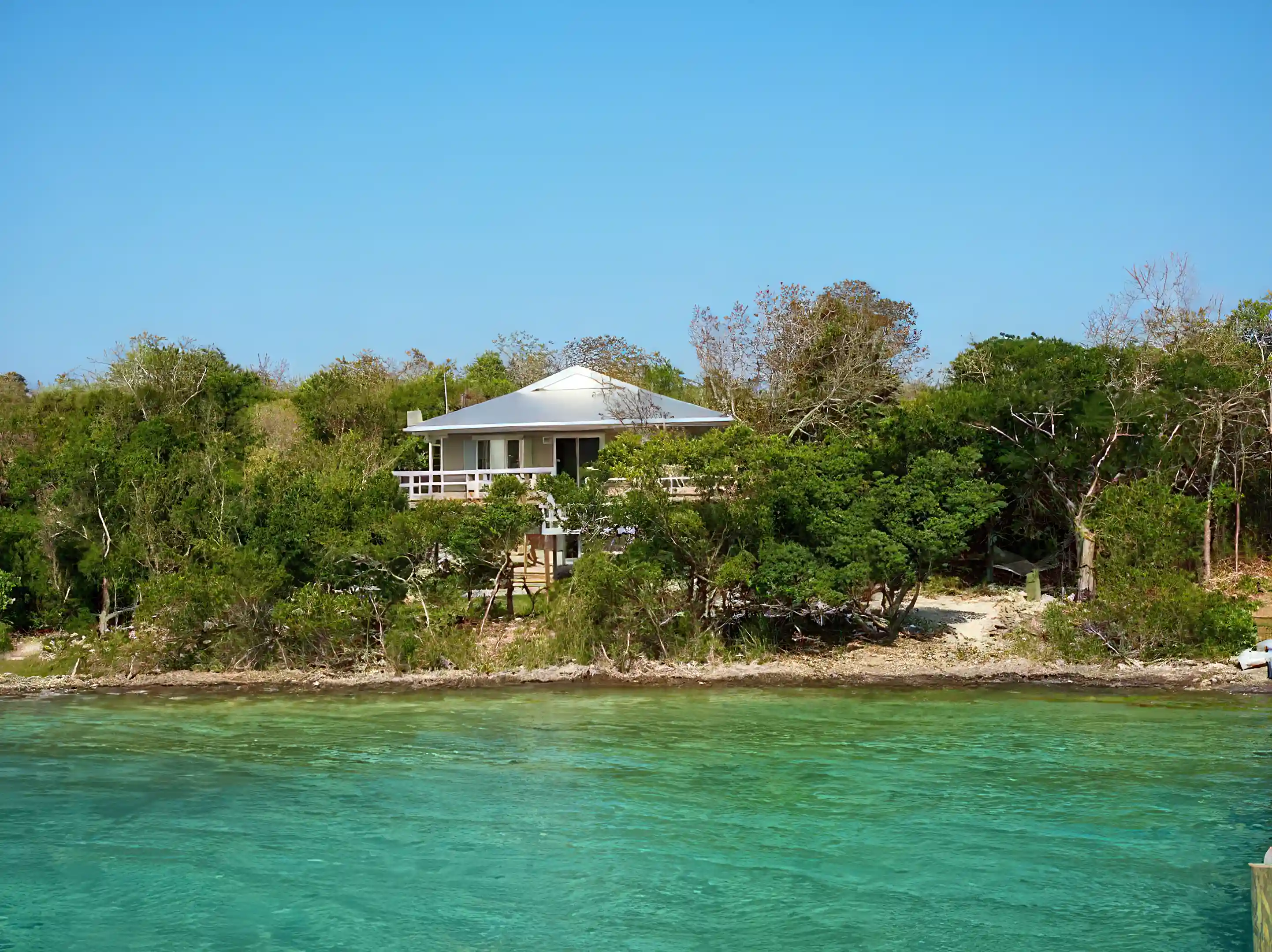 Waterfront Beach House for Sale in Lubbers Quarters, Abaco, Bahamas
