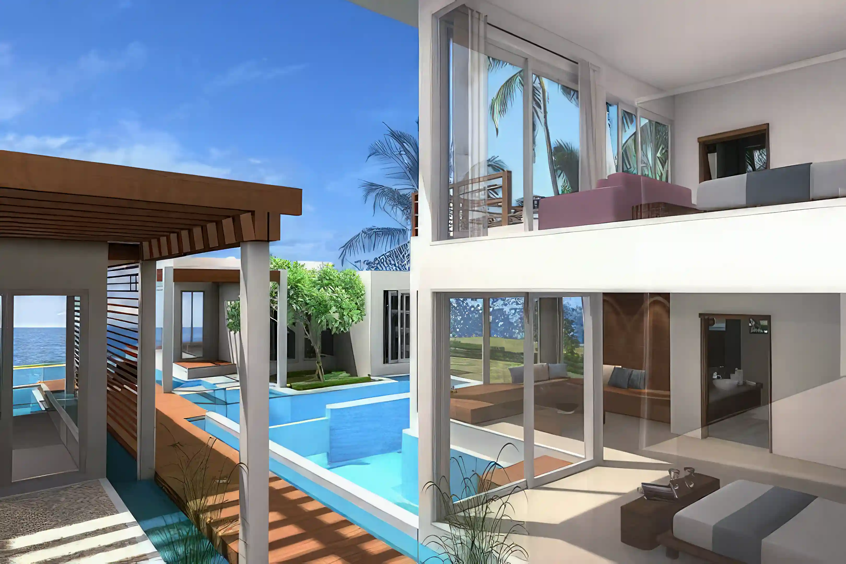 Ocean Front Beach Villas for Sale in Surin Beach, Phuket, Thailand