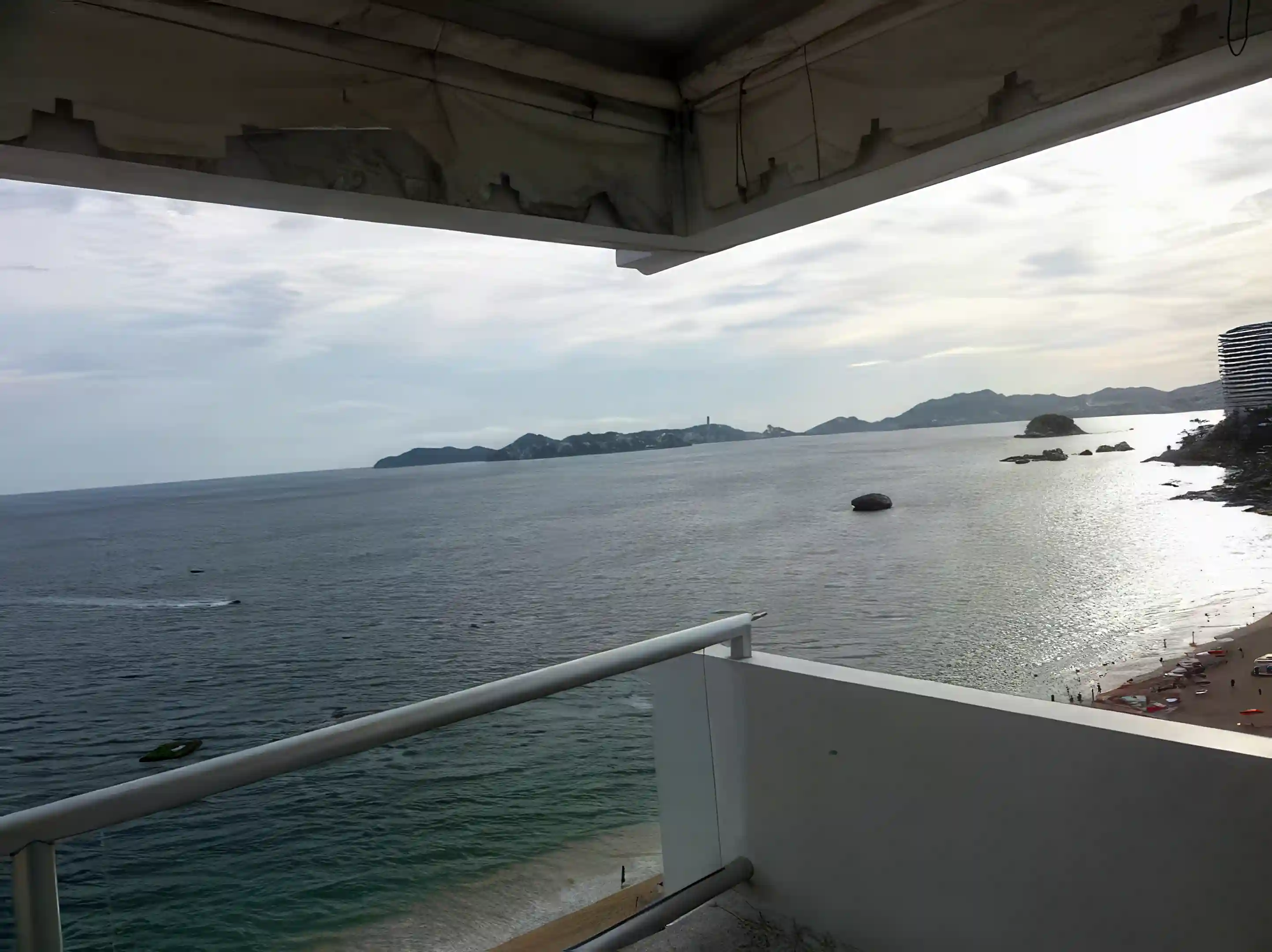 Balcony view of Downtown Acapulco
