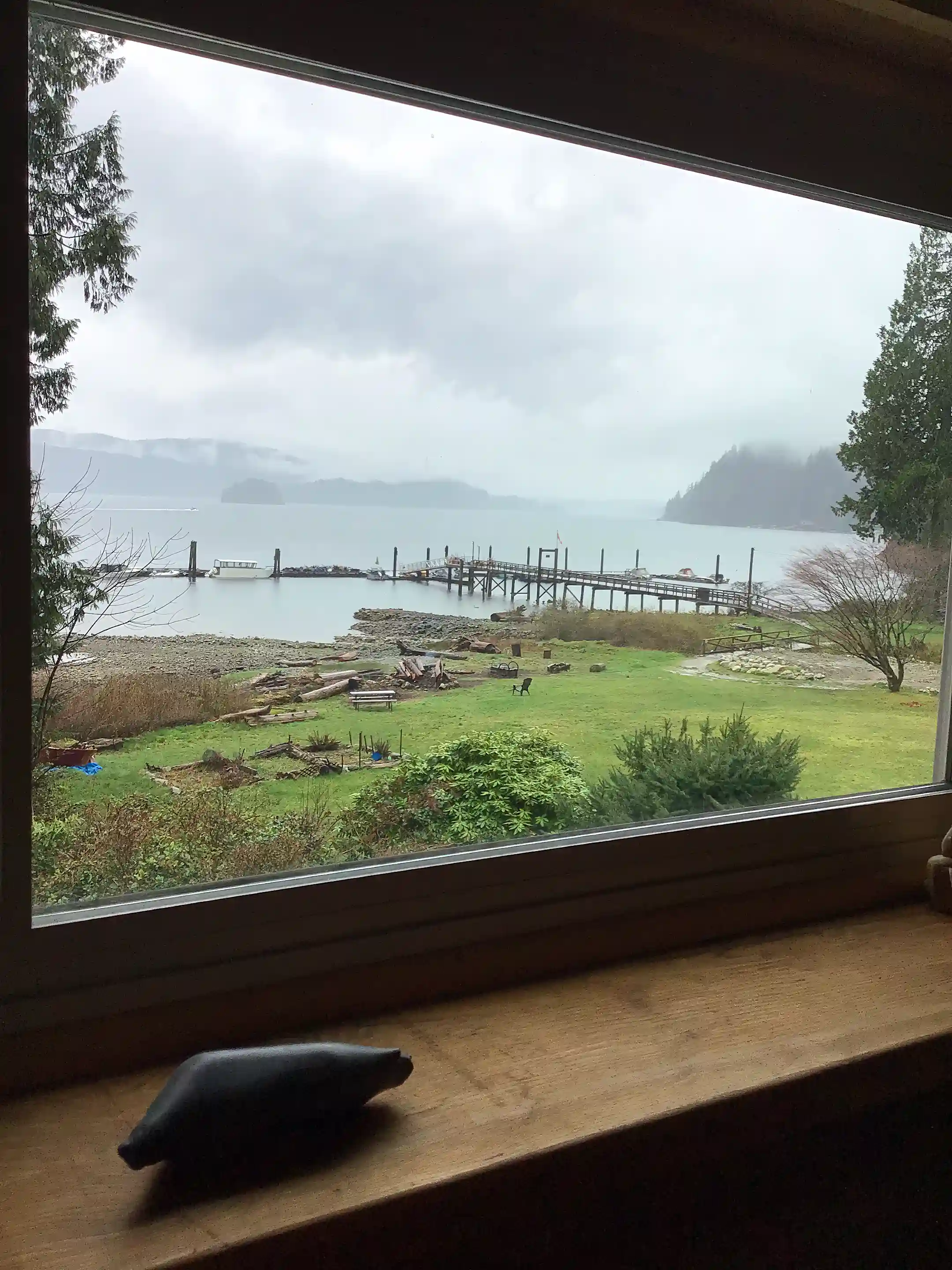 View from upper bedroom window.