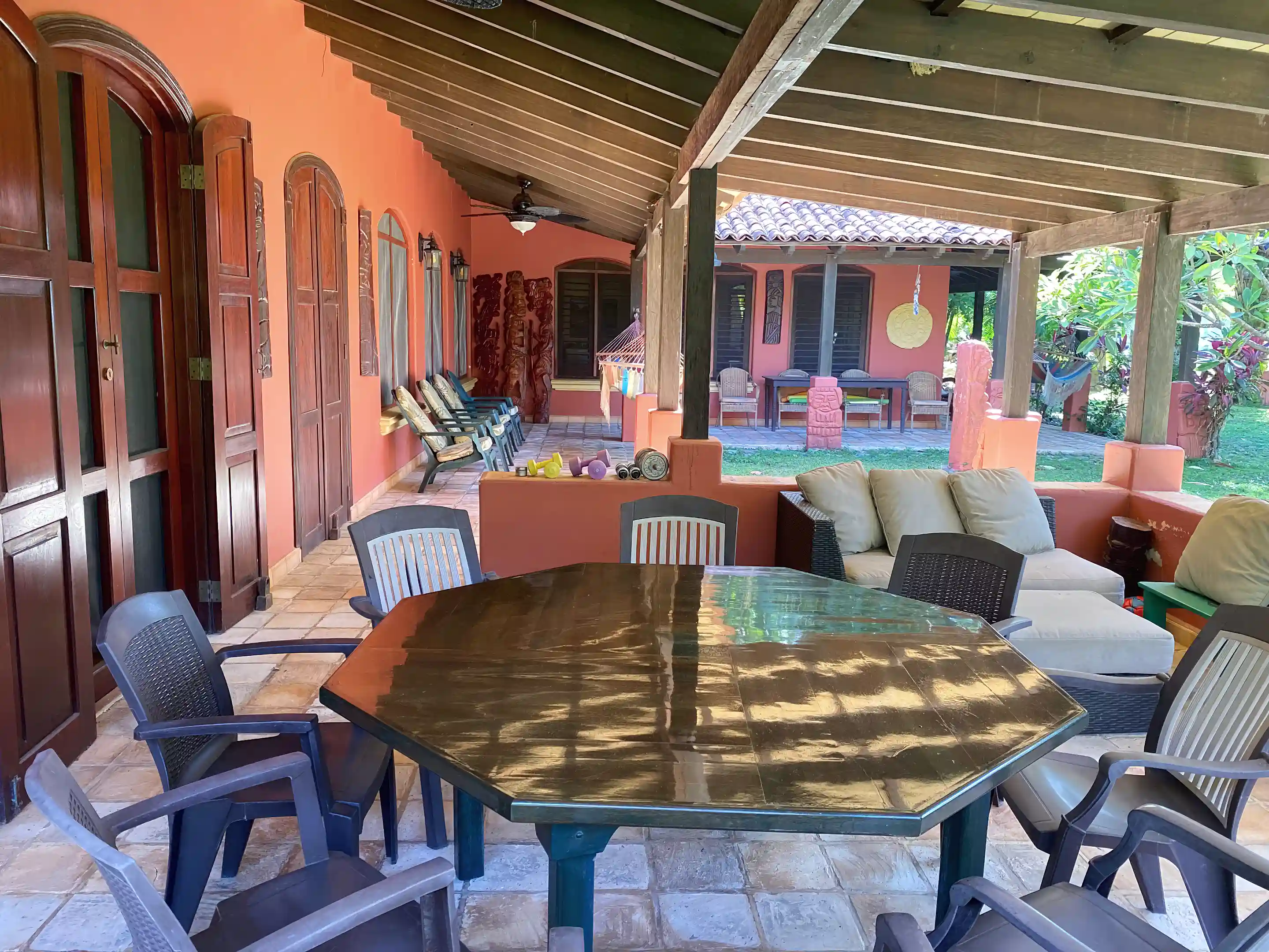 Main Adobe home porch