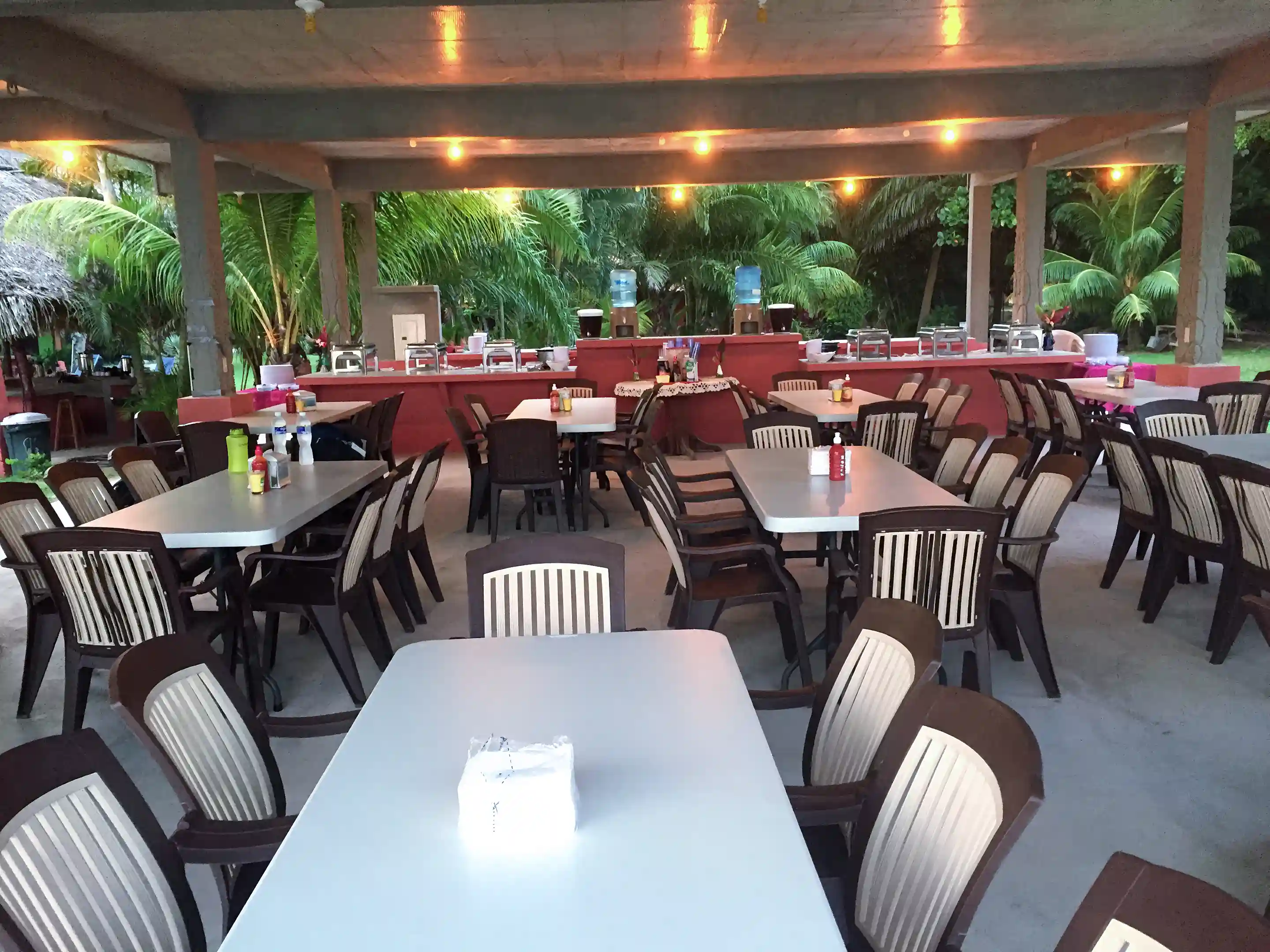 Tranquility beach restaurant for groups