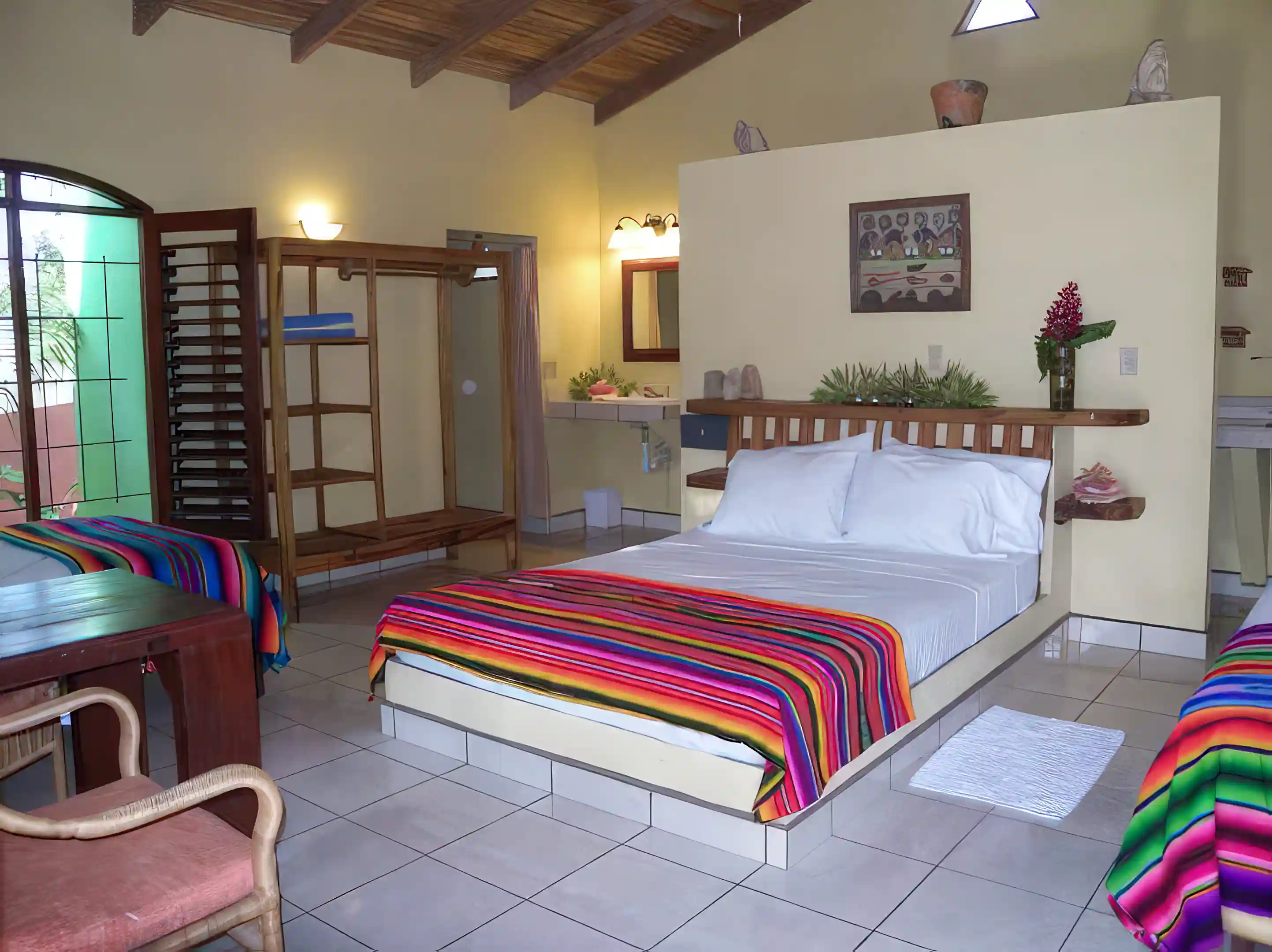 The 5 Beach Cabanas are very roomy and comfortable.