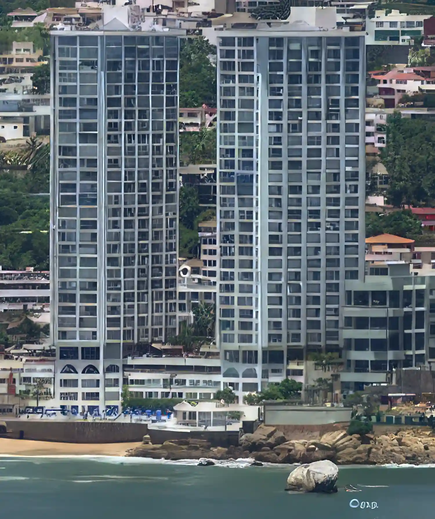 17. Our Twin condo towers - a landmark in Acapulco