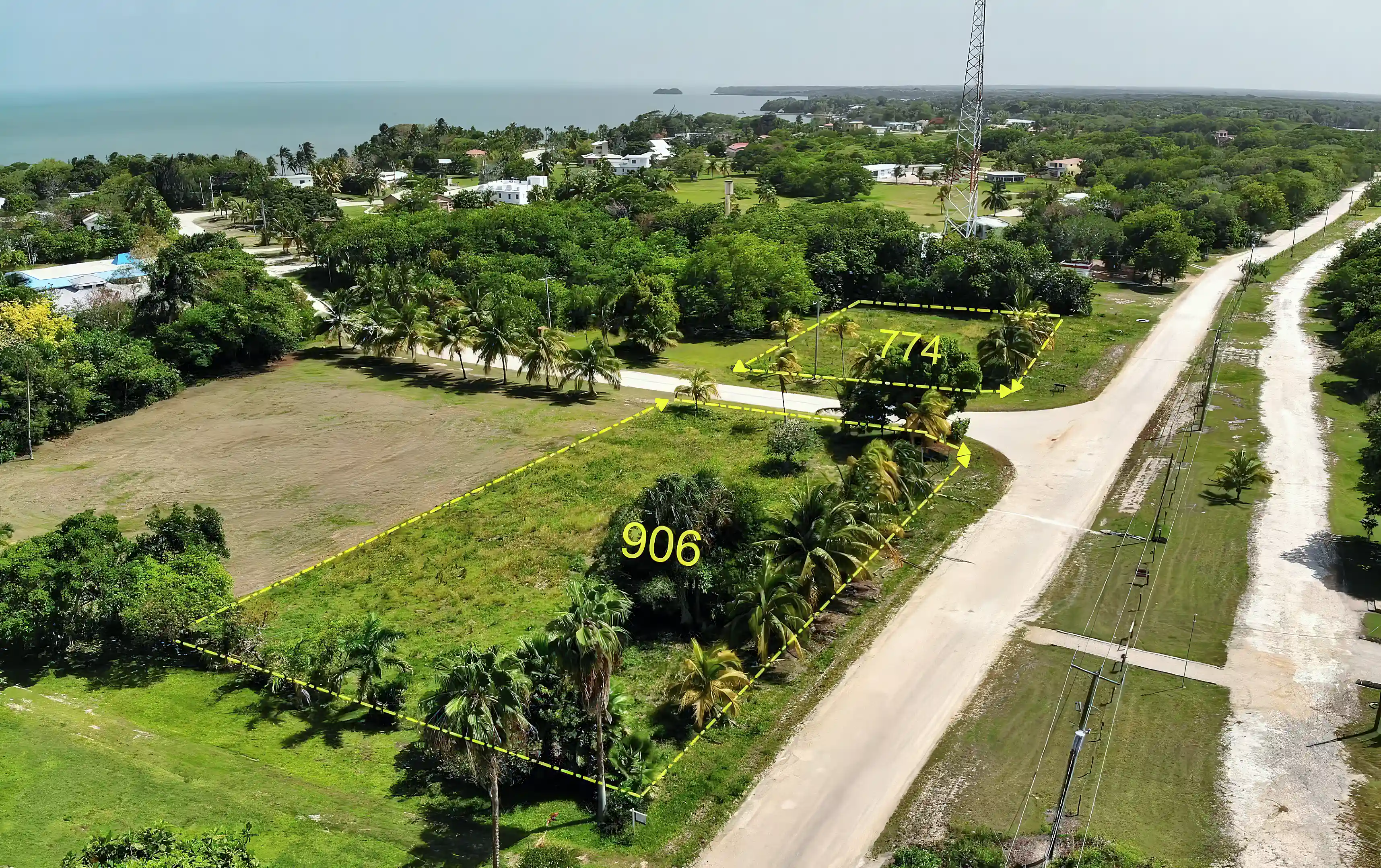 Two Corner Lots for Sale in Plantation Drive, Consejo, Corozal, Belize