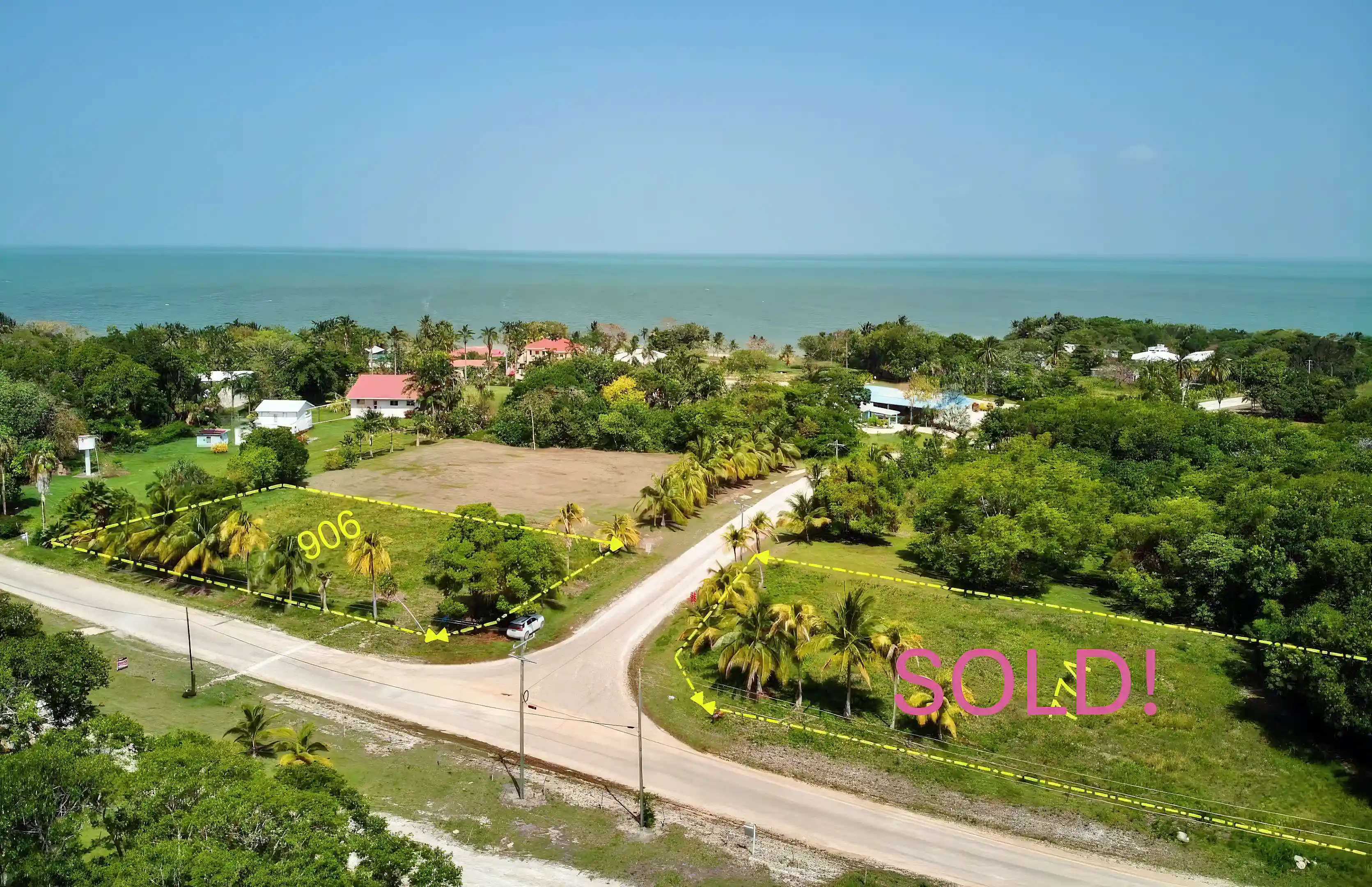 Corner Lot for Sale in Plantation Drive, Consejo, Corozal, Belize