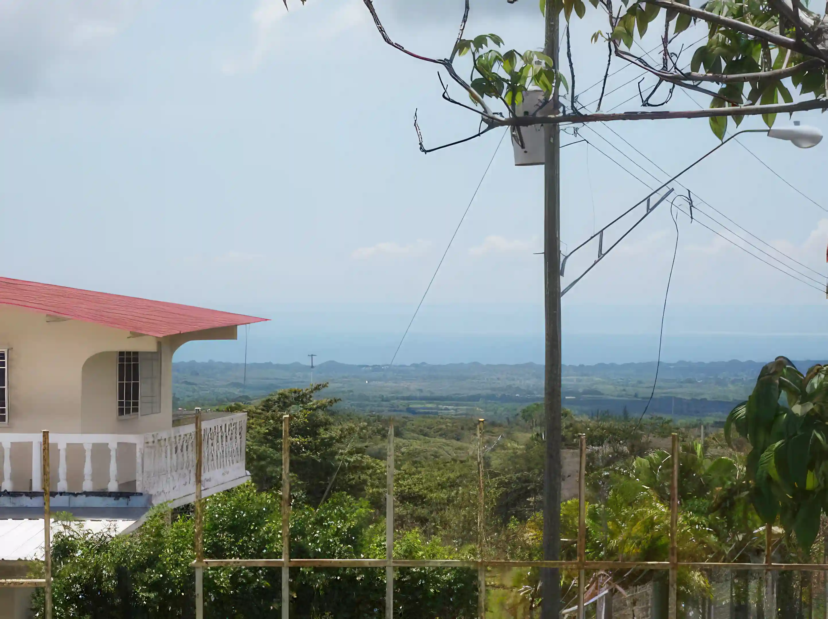 The view from our friends house 
between Lot #1 and...