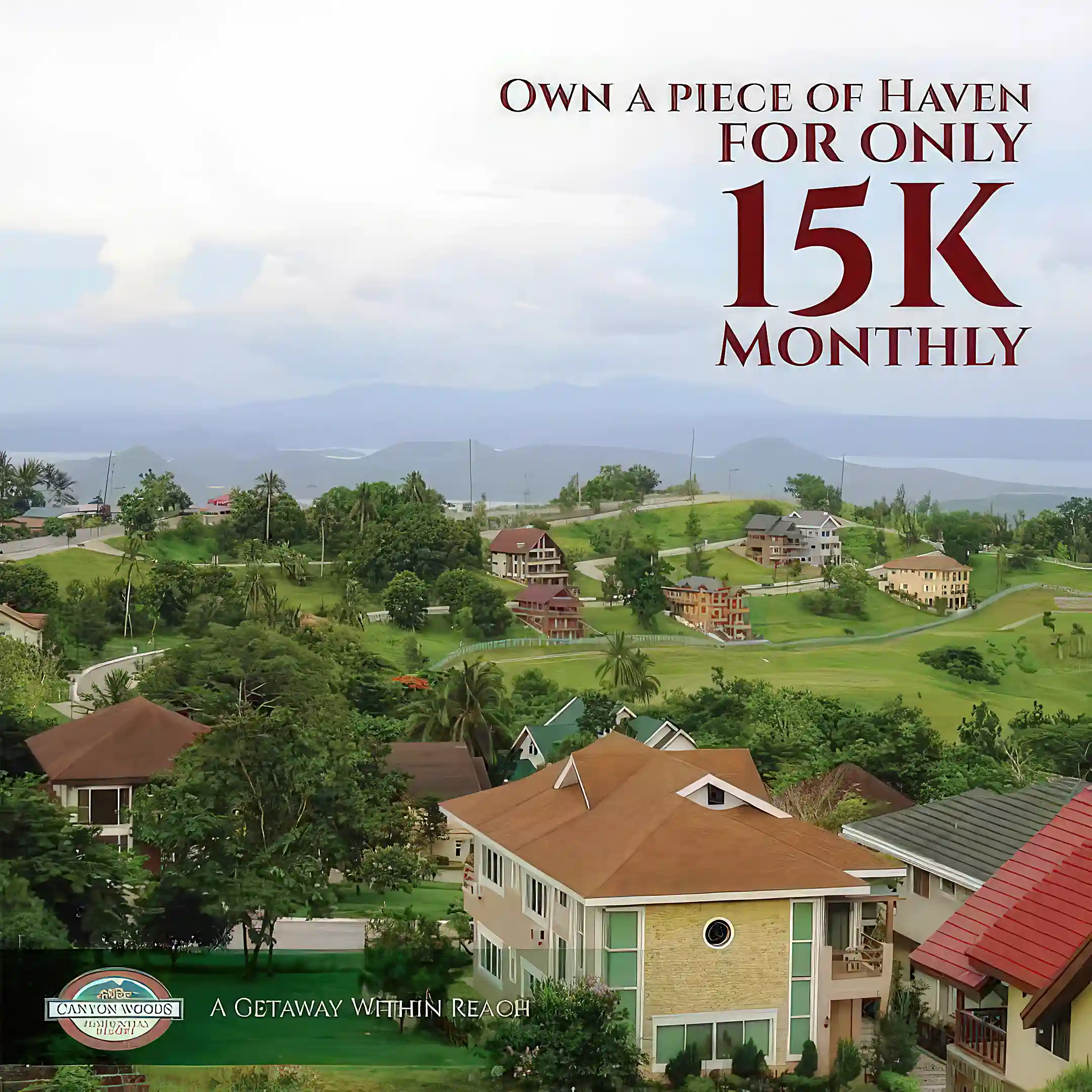 Canyon Woods Lot for Sale in Tagaytay, Philippines