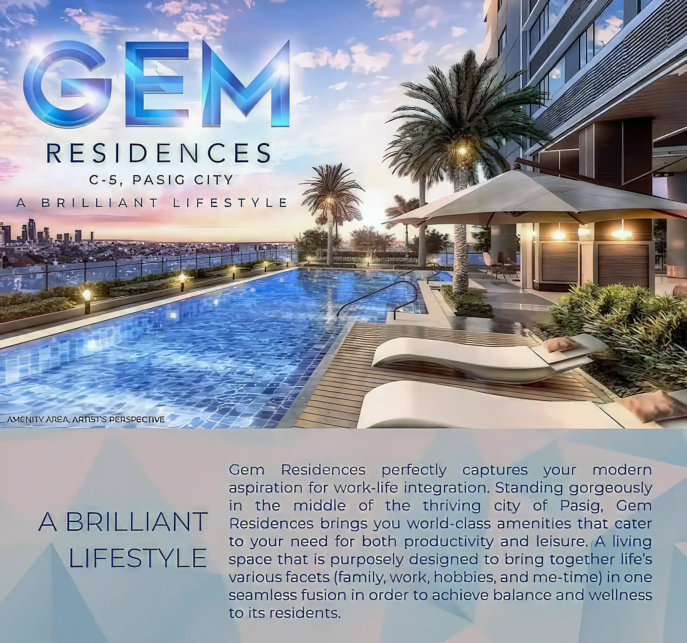 Resort-Type Condo for Sale in Pasig, Metro Manila, Philippines