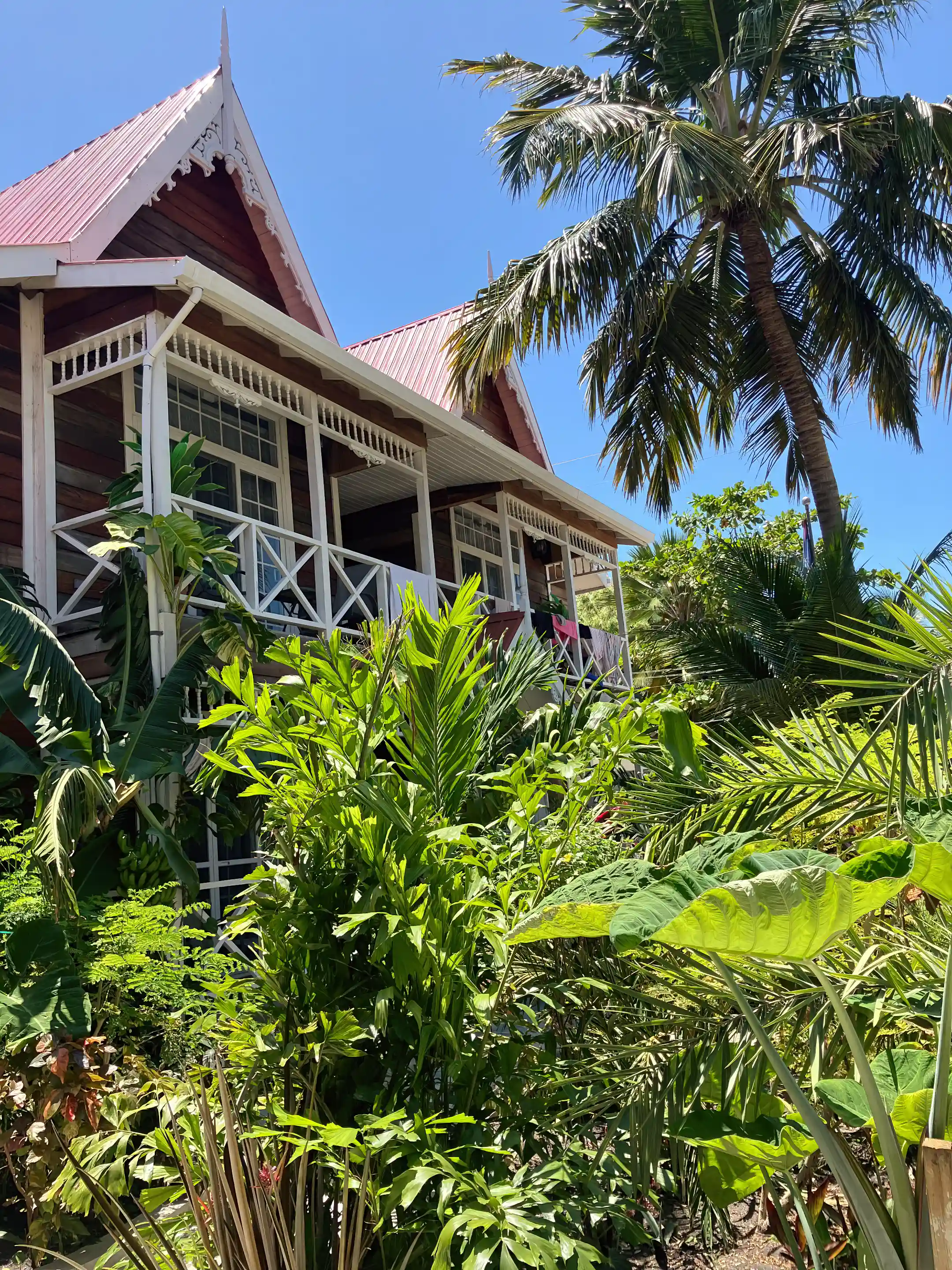 AN island "Victorian style" cottage feel makes guests feel welcomed...