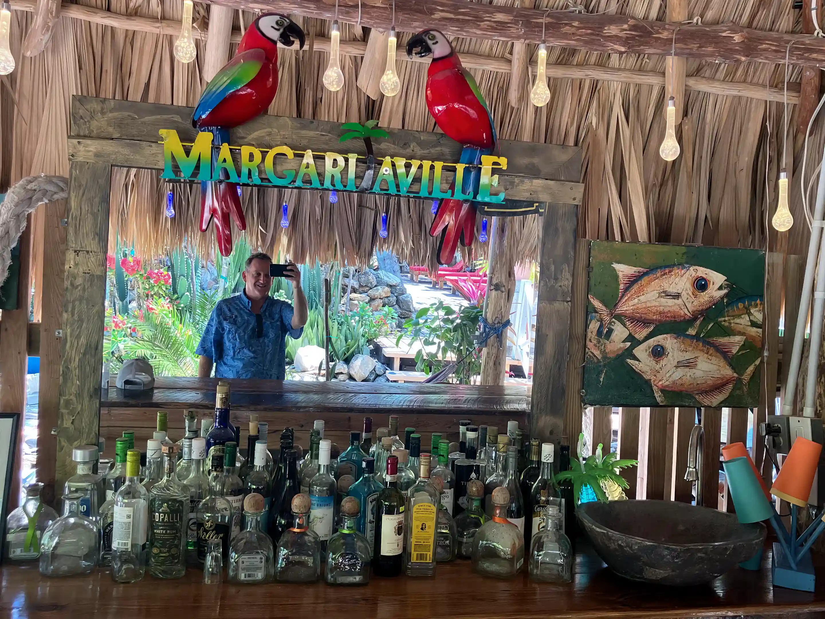 Full bar on site, for that Island "Tiki-expericne"