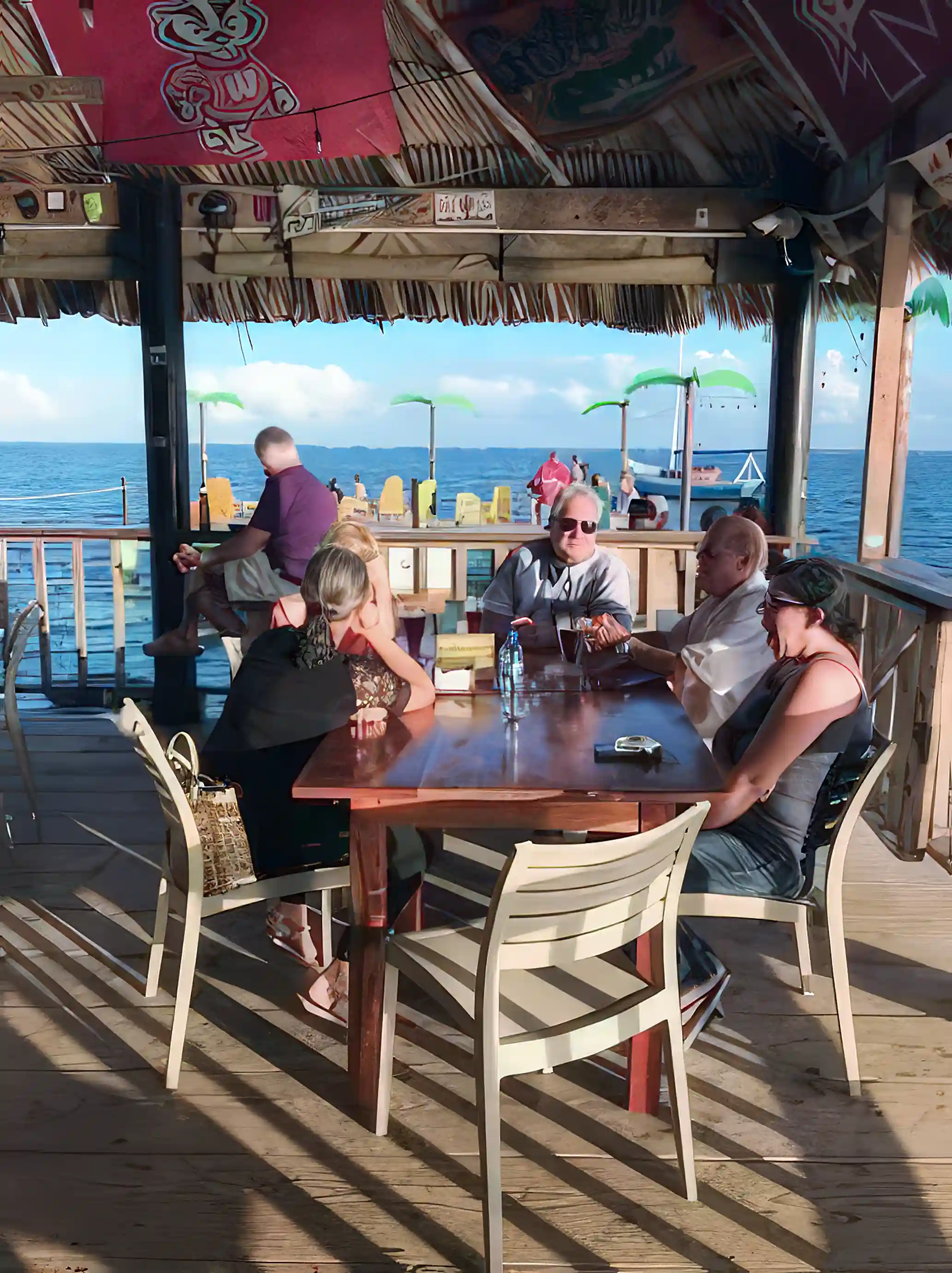 Guesst can enjoy waterfront dining