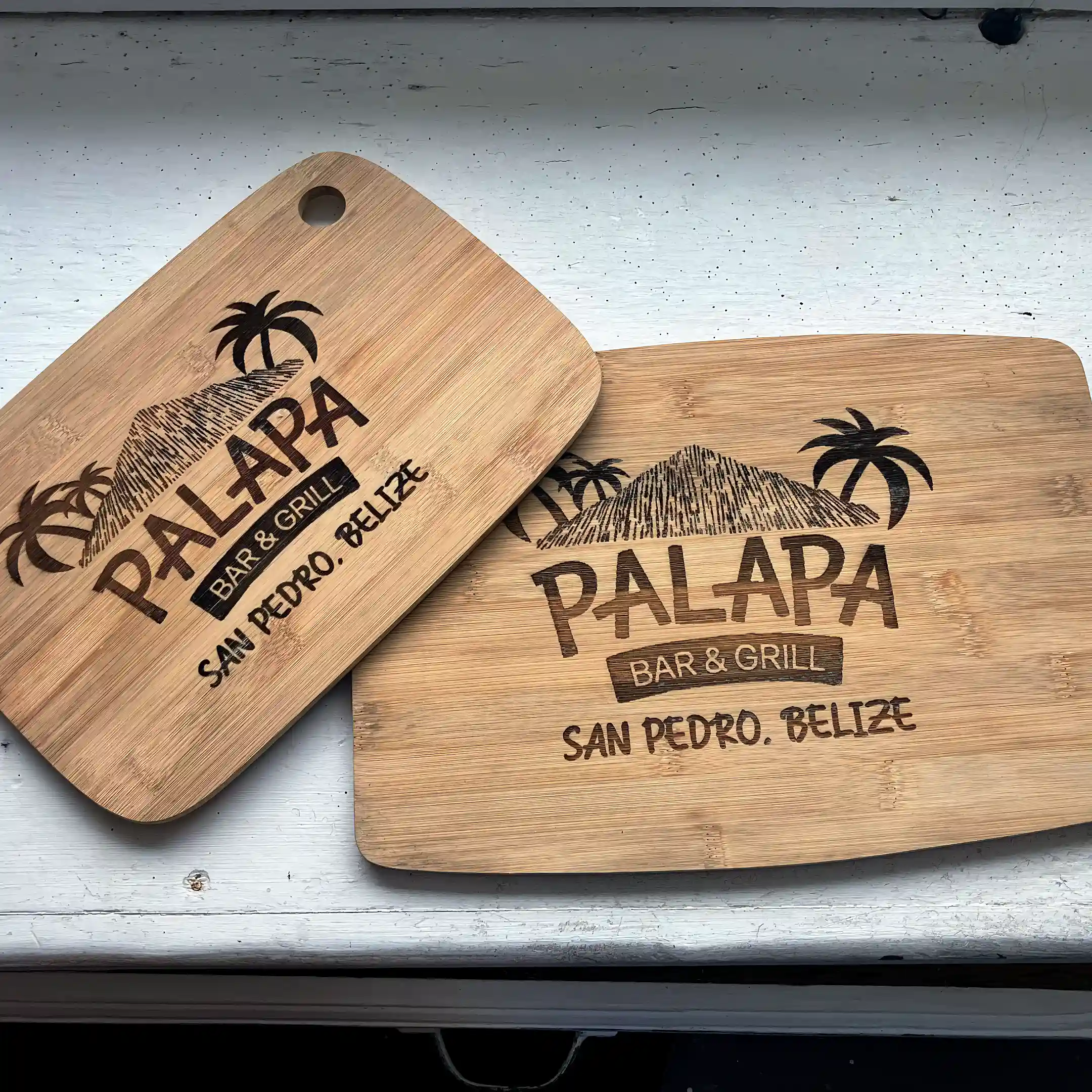 Gift Shop Merchandise: Engraved Serving and Cutting Baords