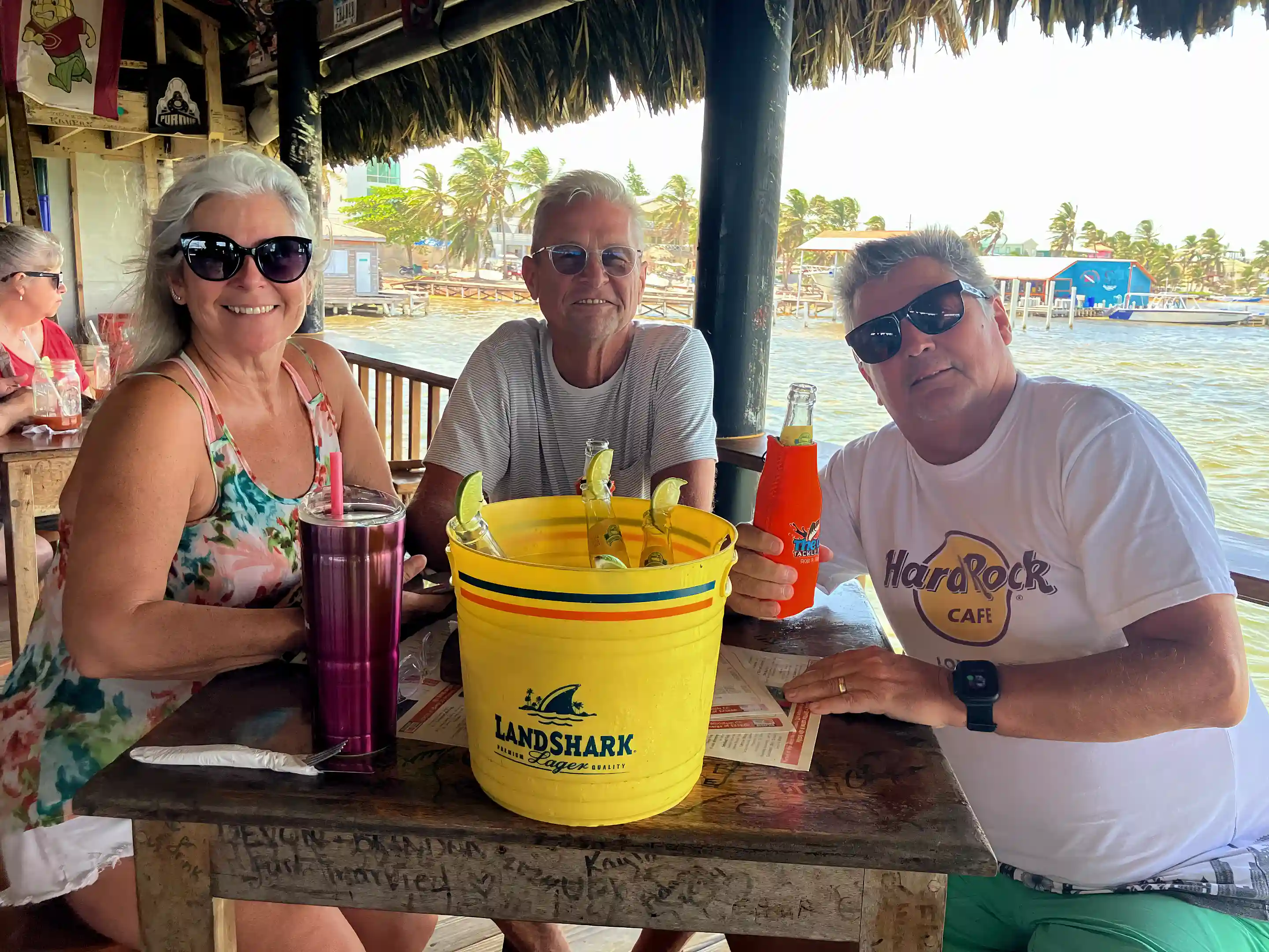 Enjoying a bucket of beers with friends - what better...