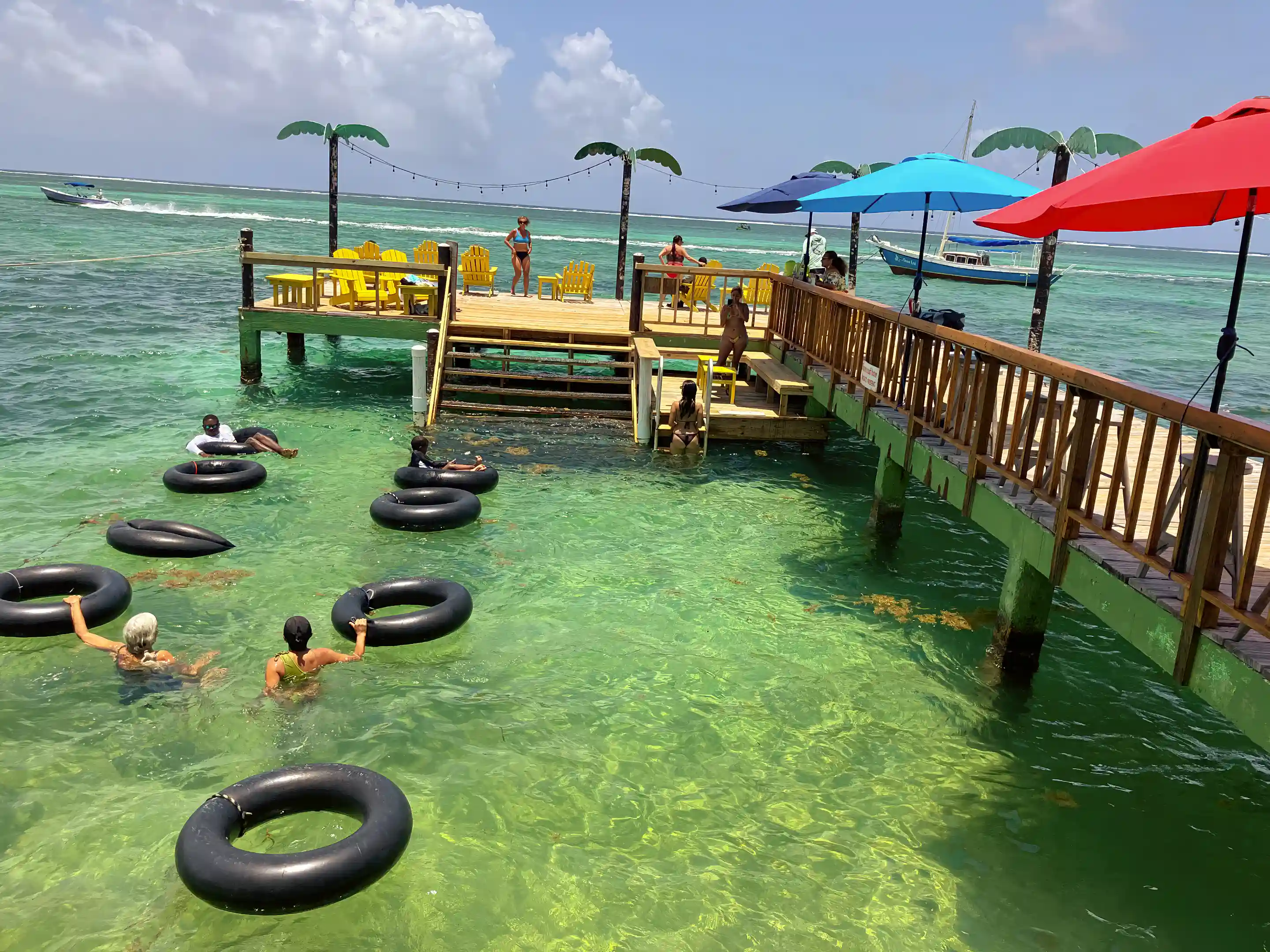 swim, grab some sun, some beer, a nice lunch and...