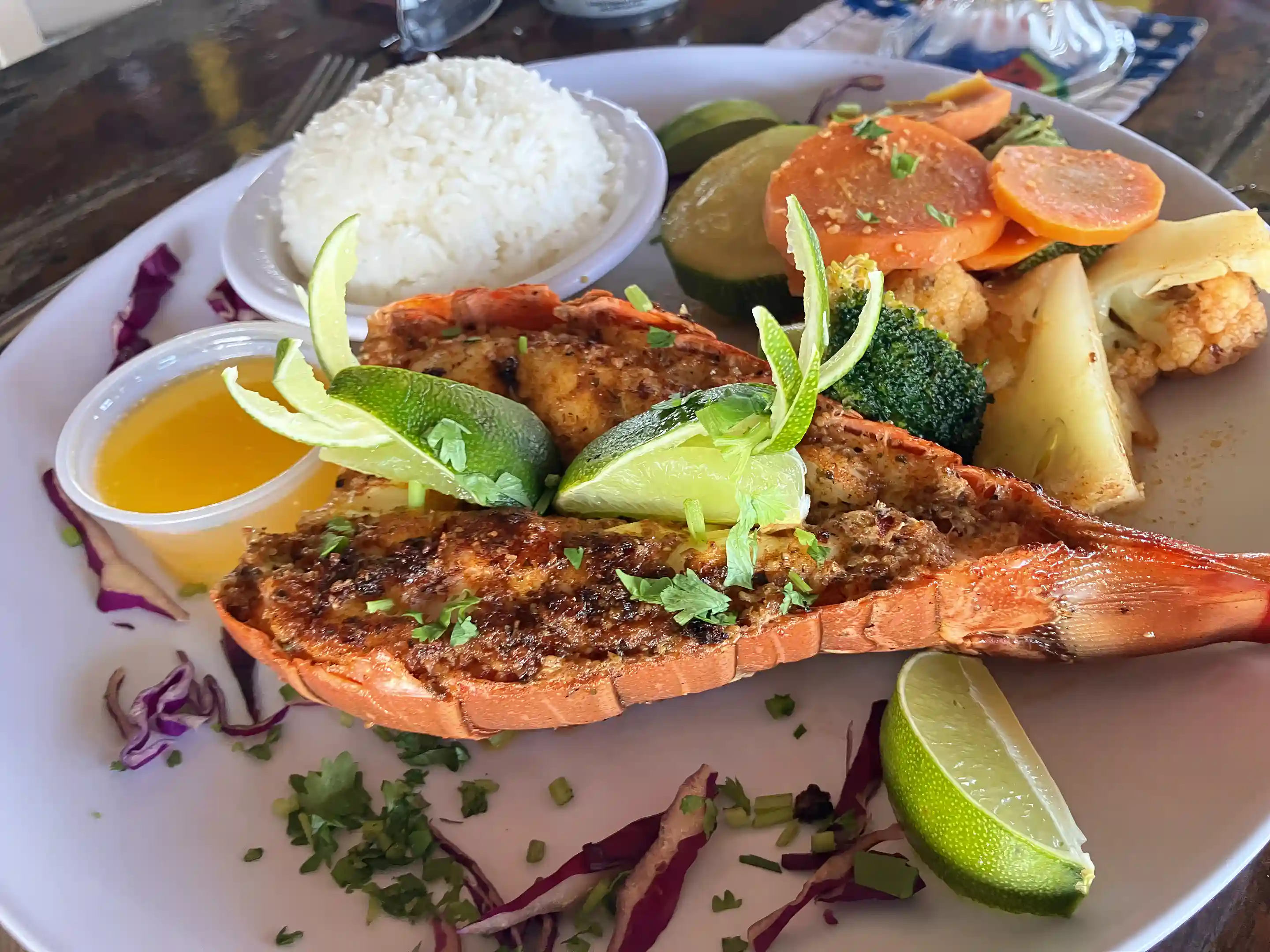 Fresh Lobster pulled form the Sea this morning!