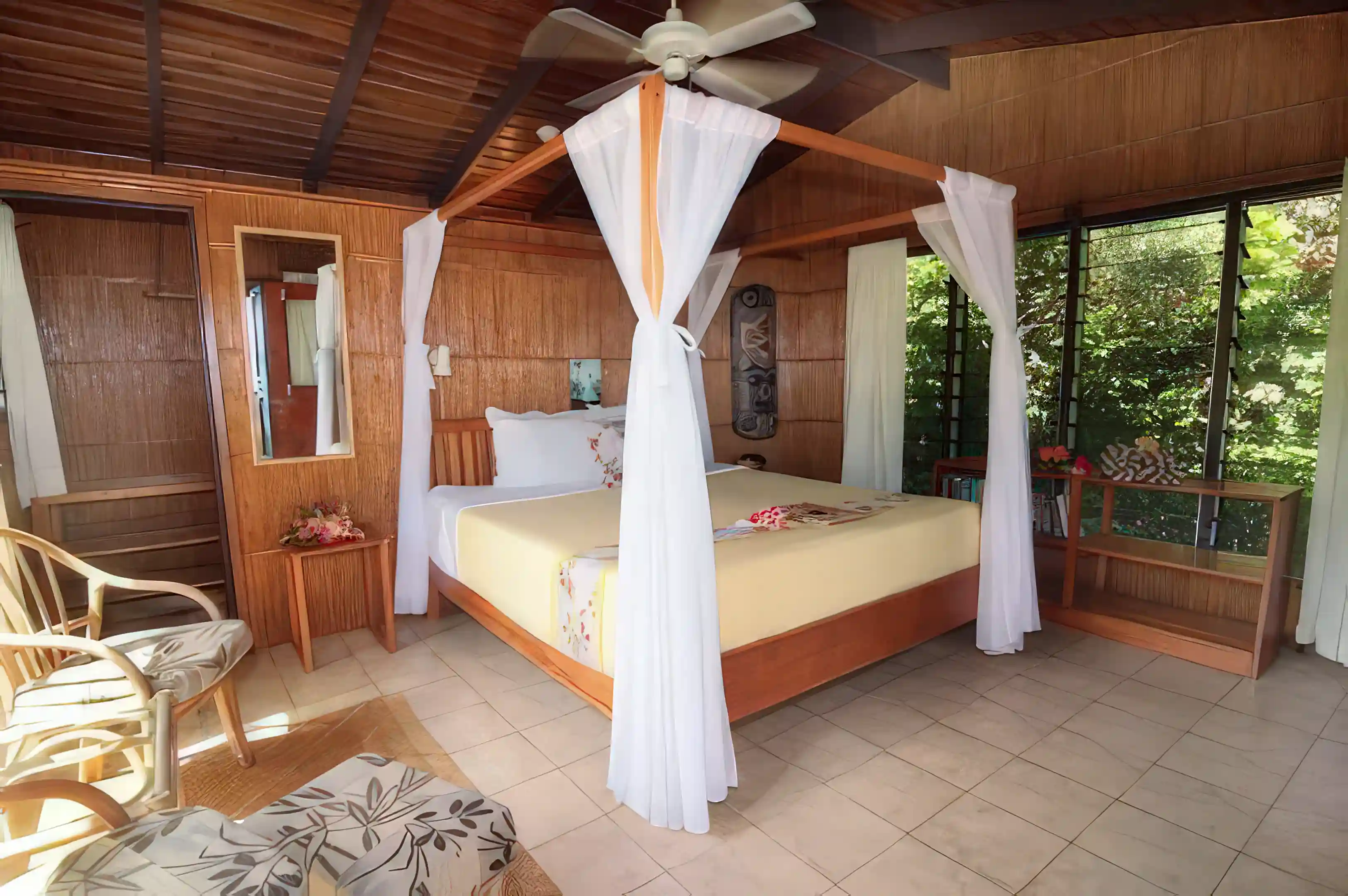 Inside the Banana cottage