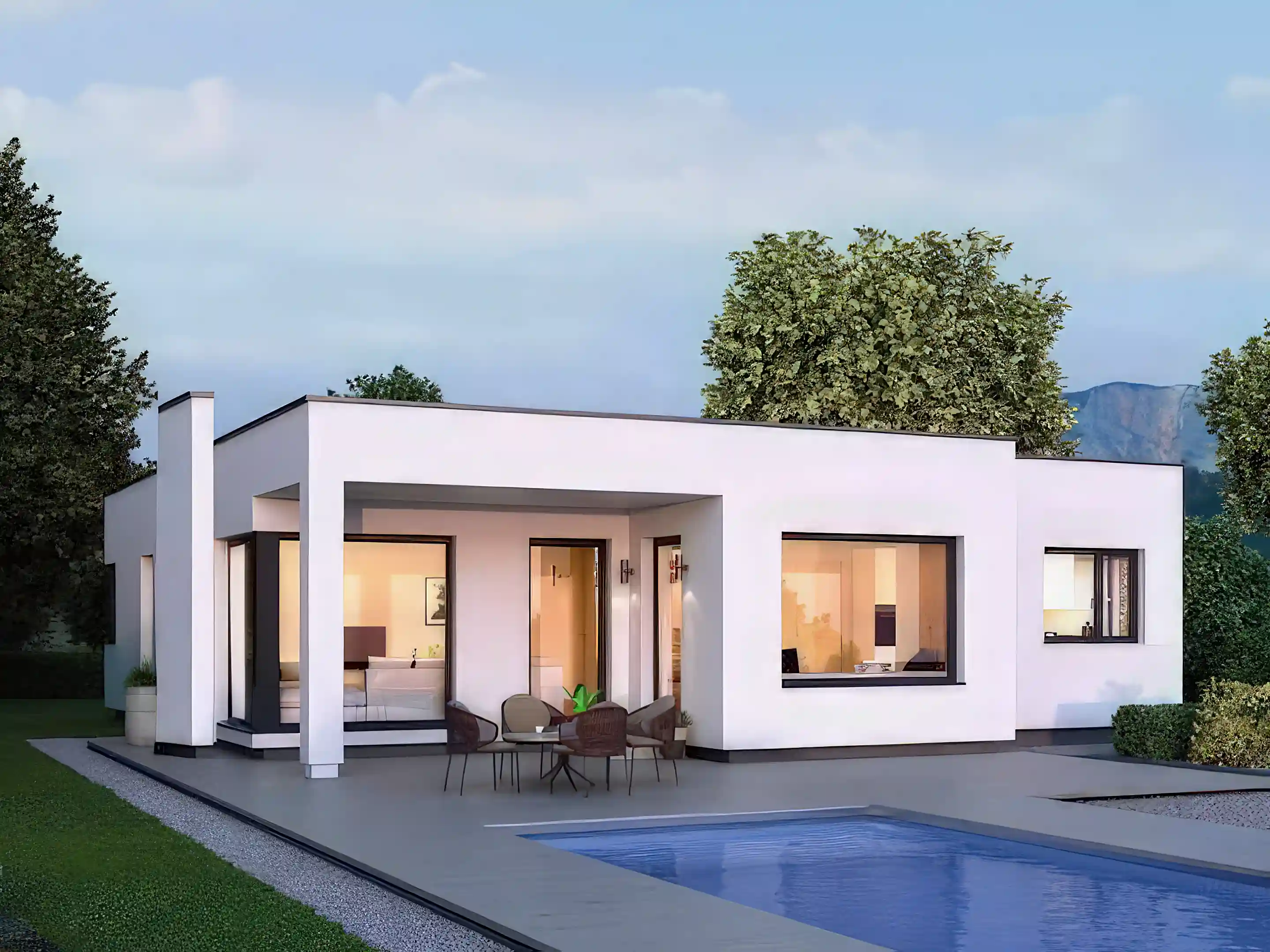 V-513B-Venus Modern 2 bedroom + 2 bathroom, modern one story...