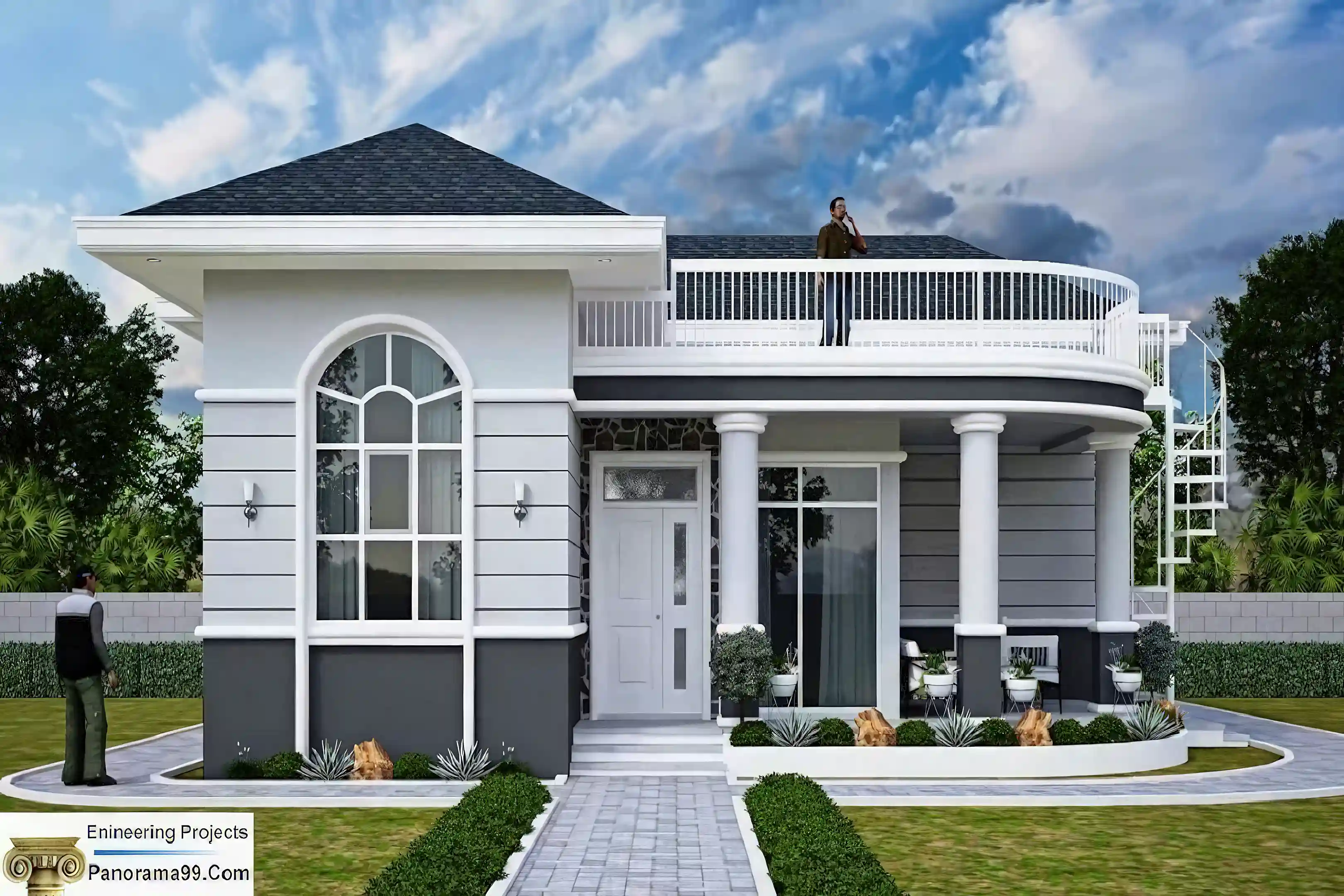 single story house plan
house design plan
blueprints modern two floor home...