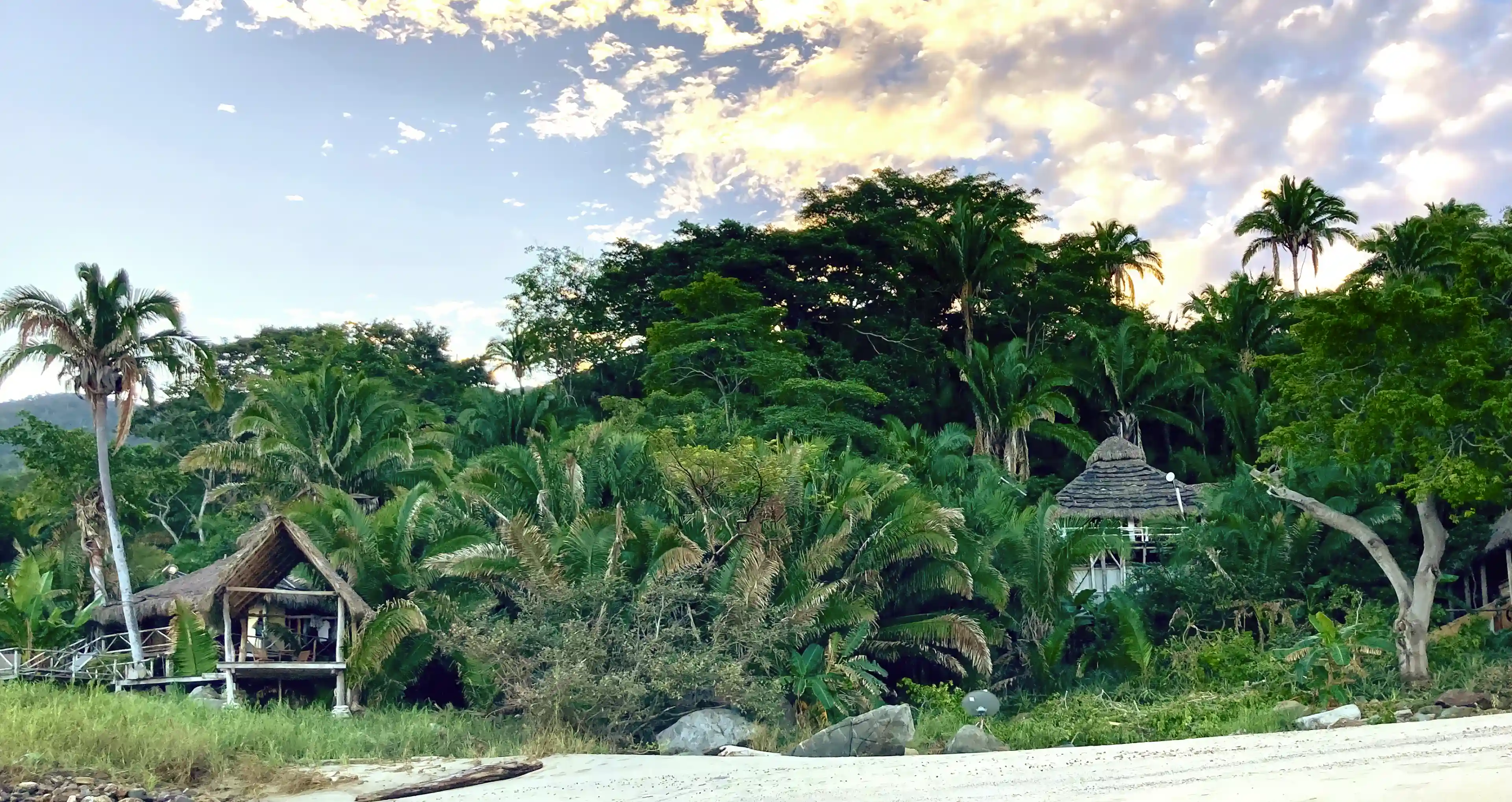 panorama from the beach