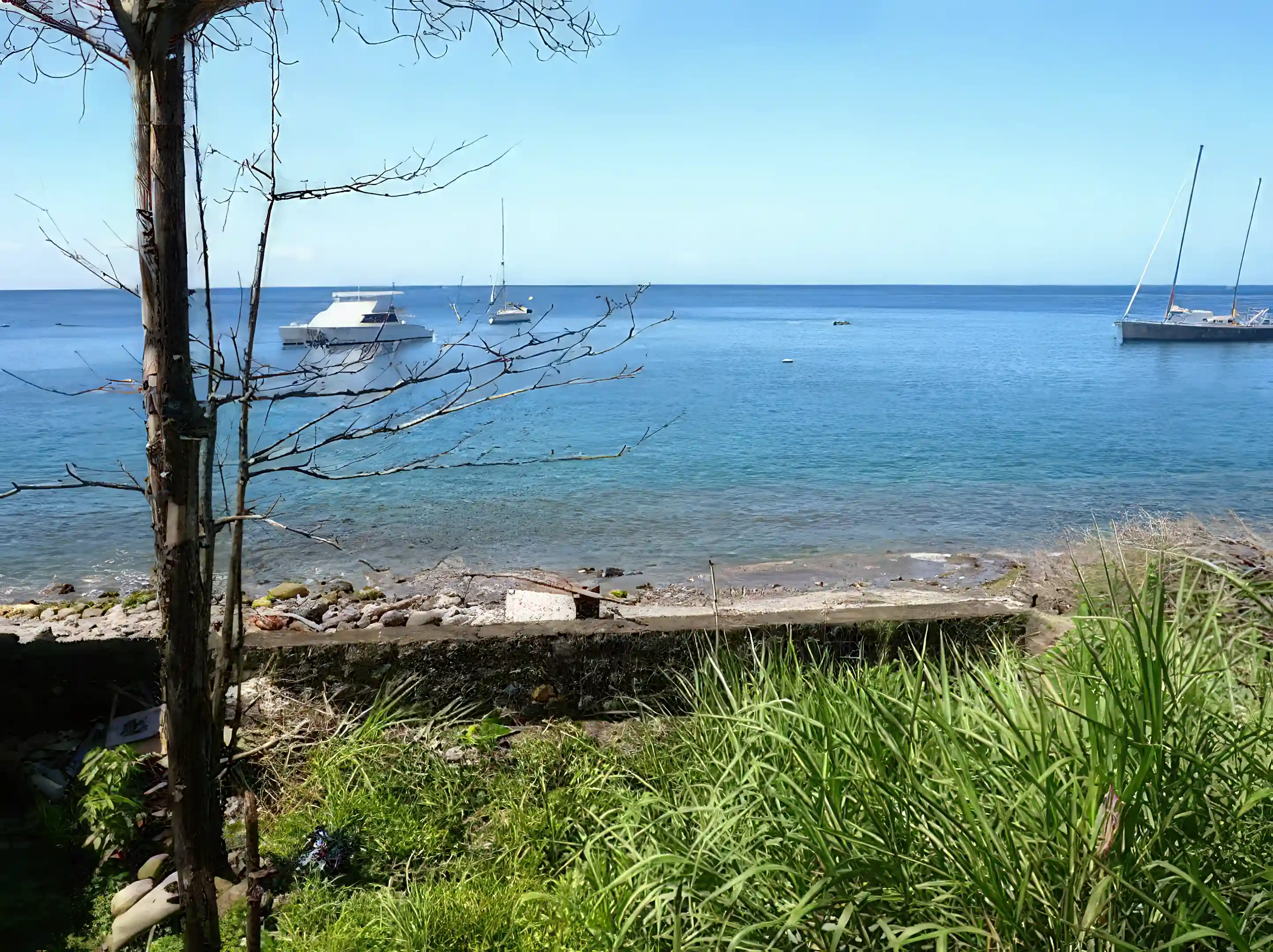 Ocean Front Lot for Sale in Castle Comfort, Dominica