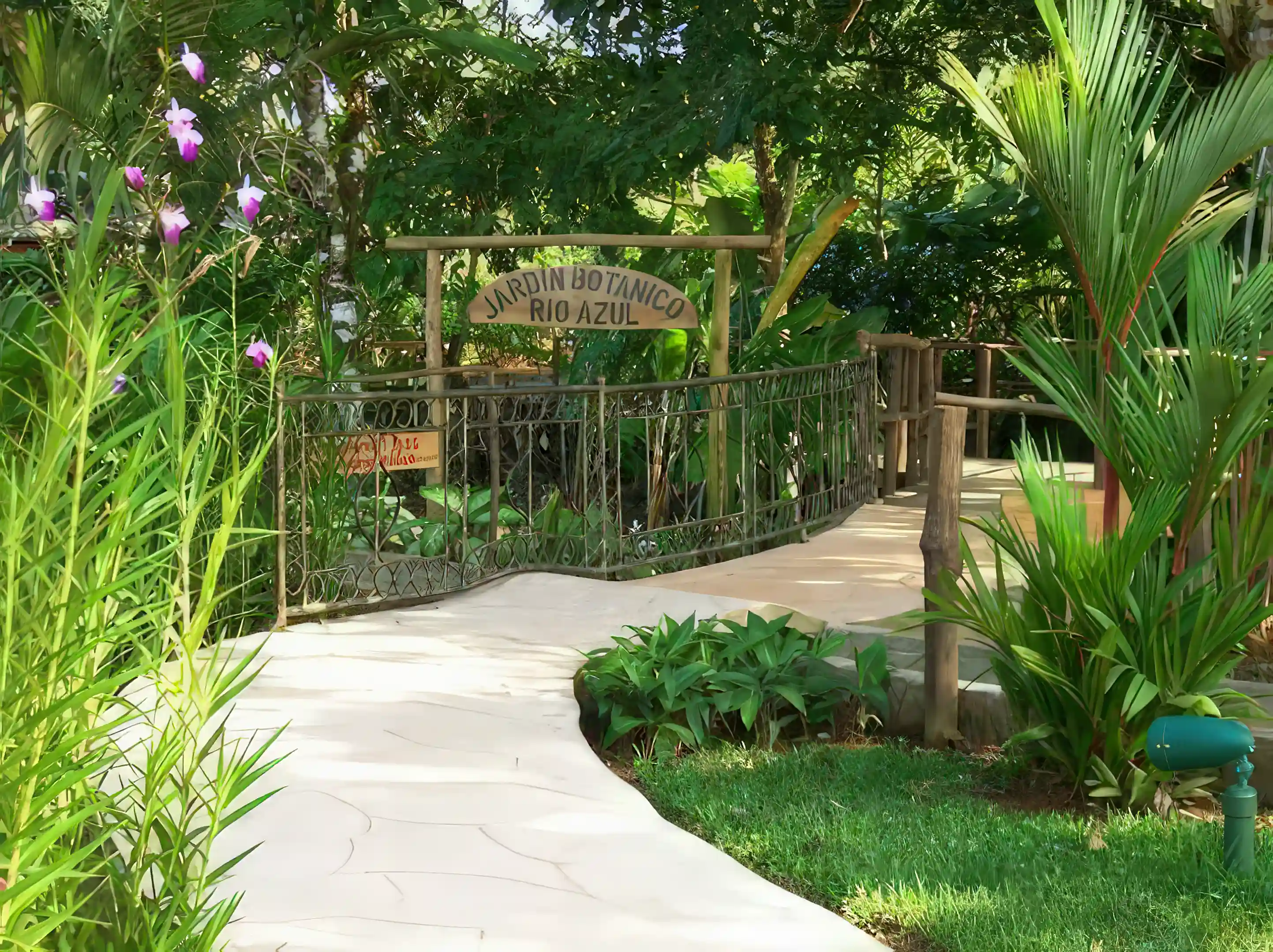 butterfly gardens entrance