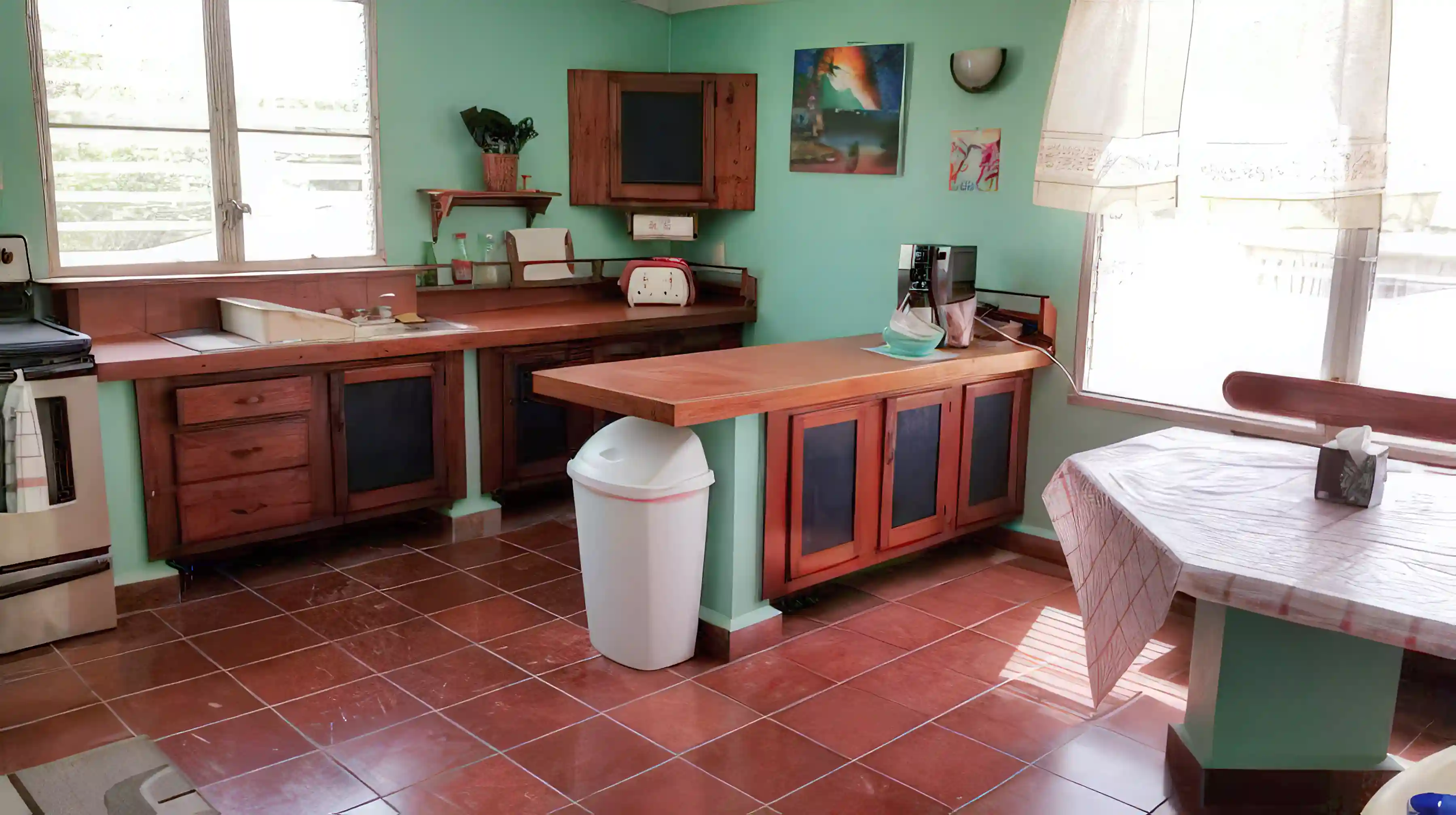 2nd floor apartment kitchen