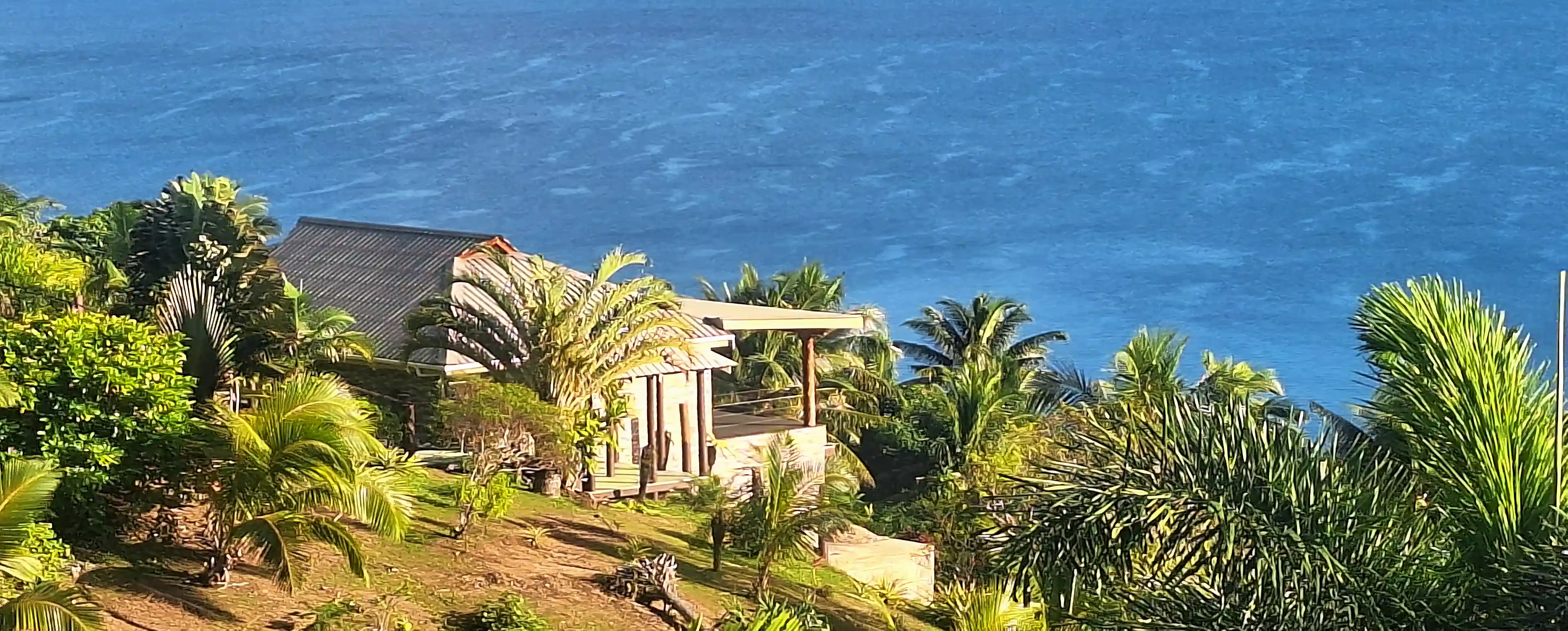Villa from the parking area