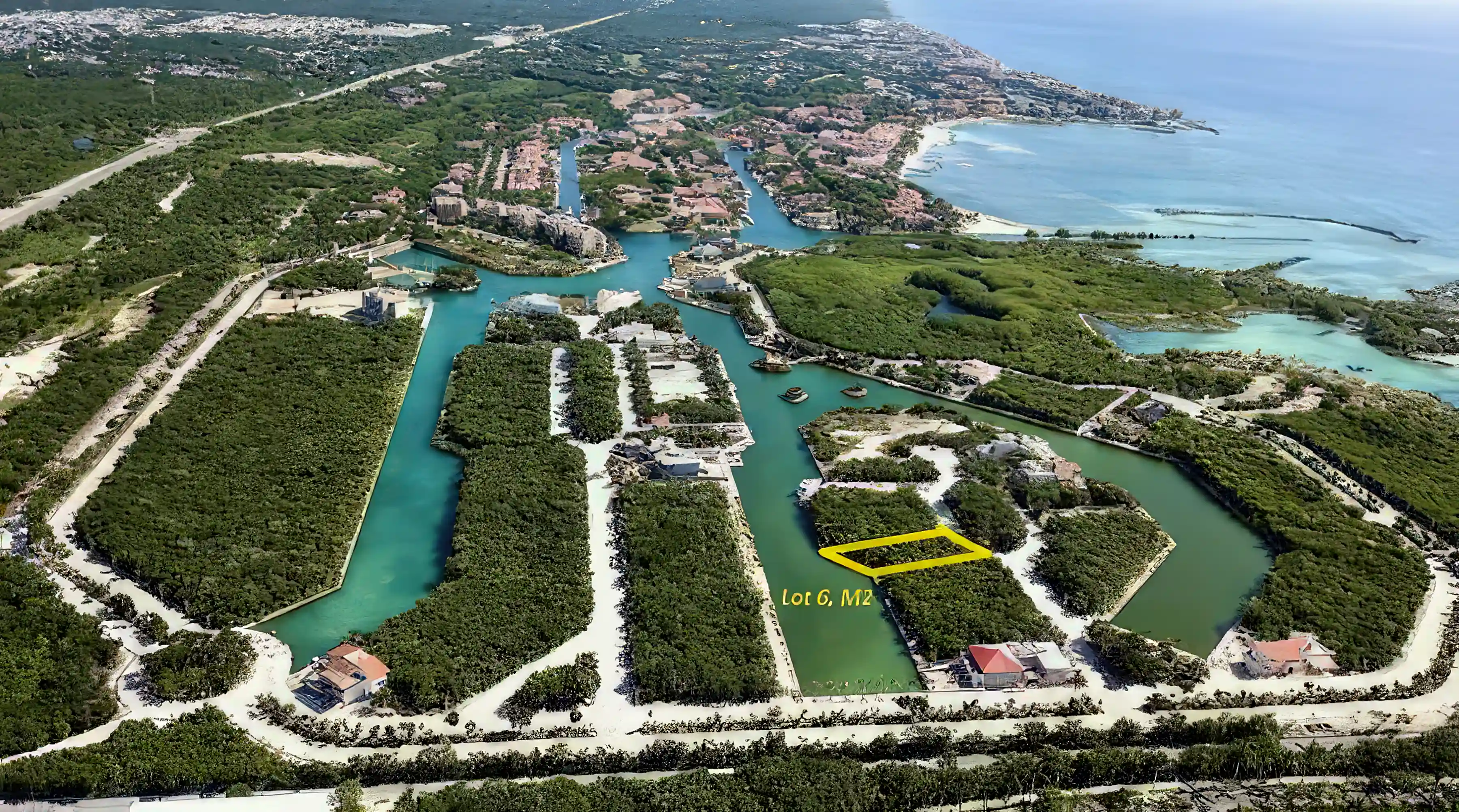 Boat Dock/Residential Lot for Sale in 0006 Caleta Xcaret, Puerto Aventuras, Quintana Roo, Mexico