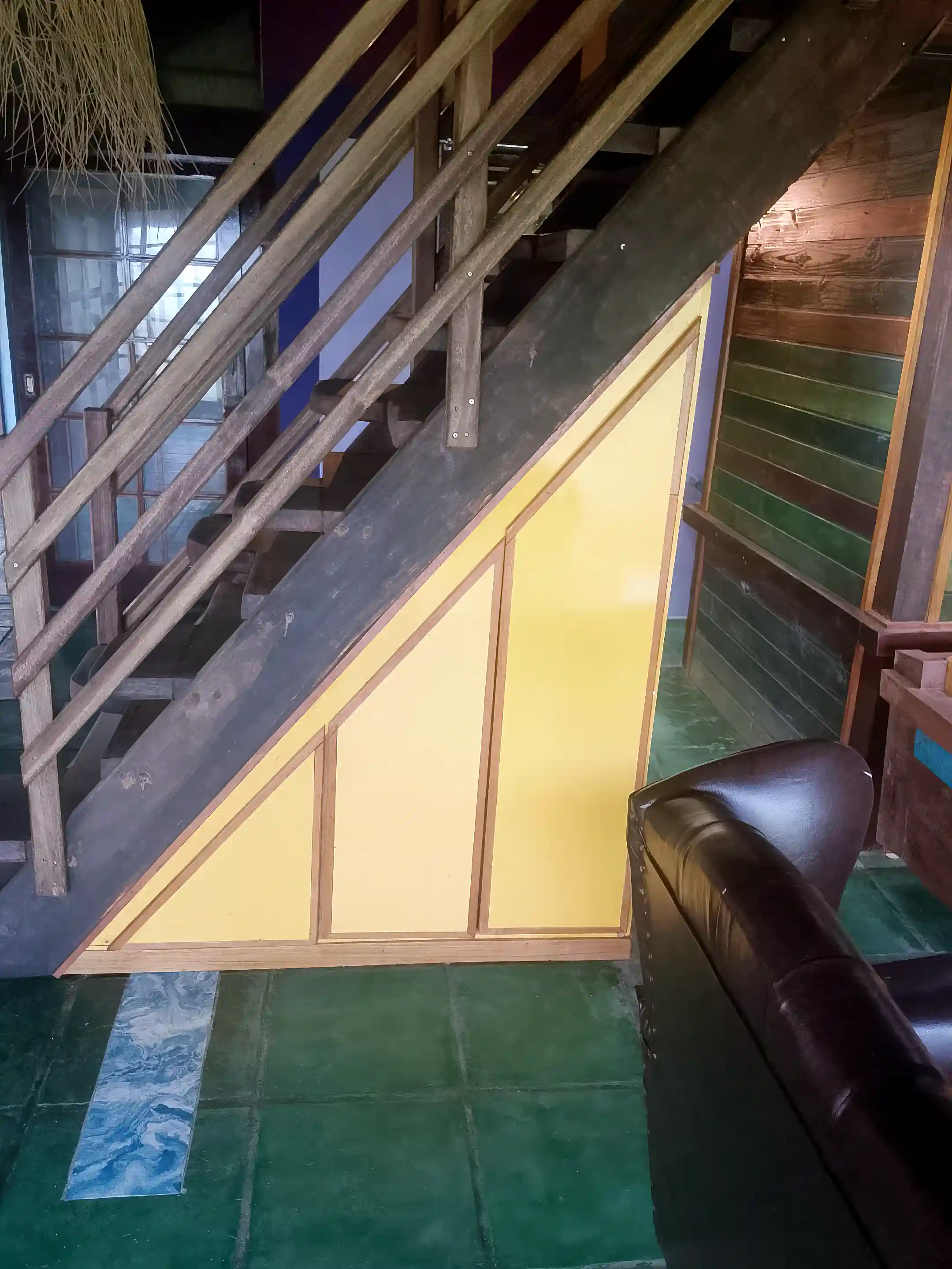Stairs to sleep loft