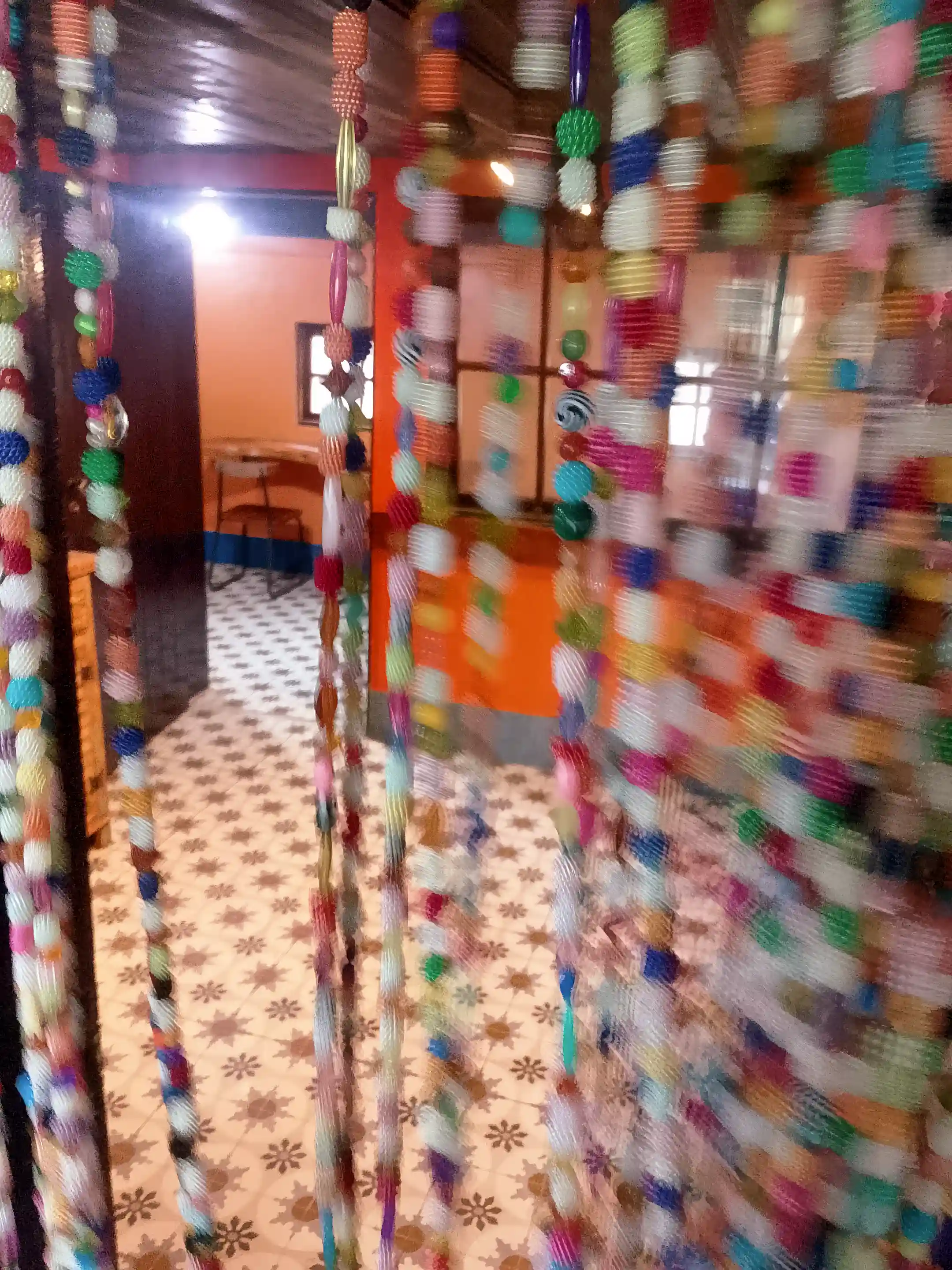 Groovy beads to enter kitchen