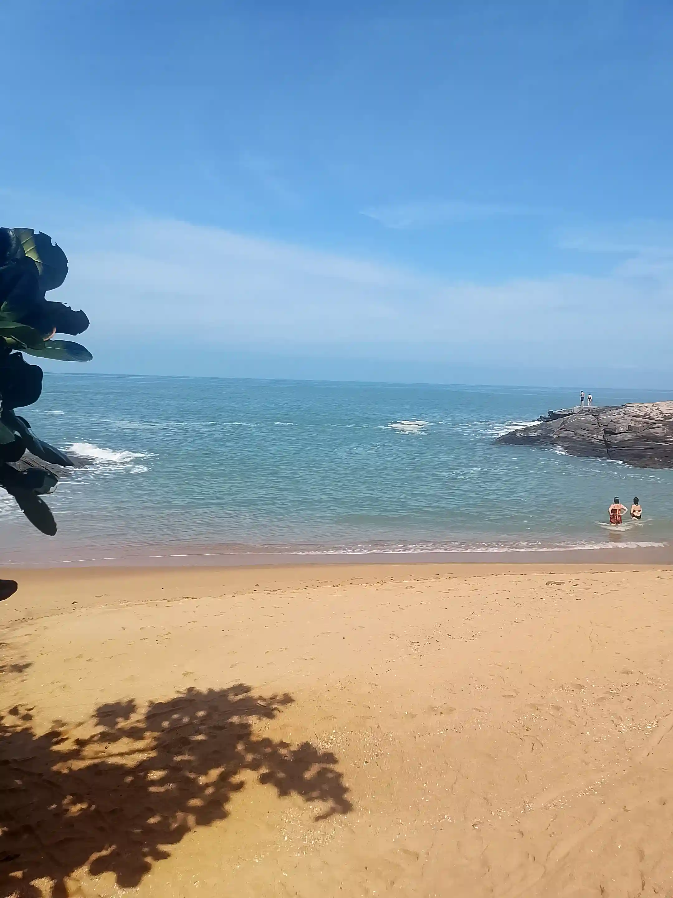 One of two beaches at the house