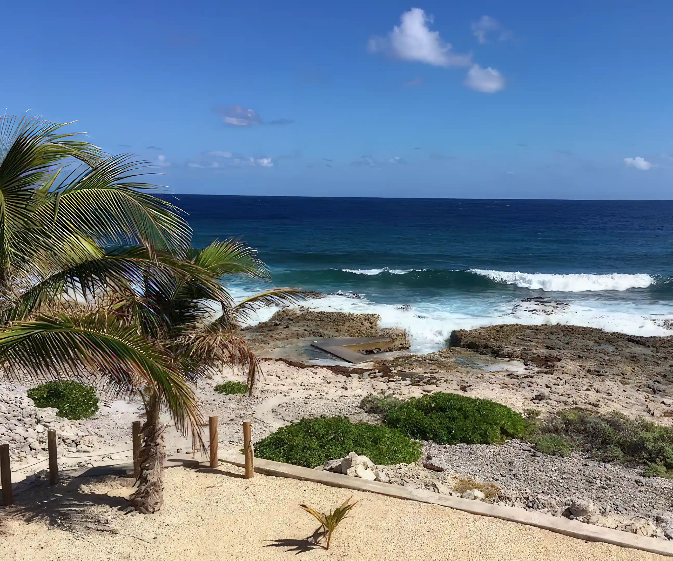 View from master bedroom balcony.