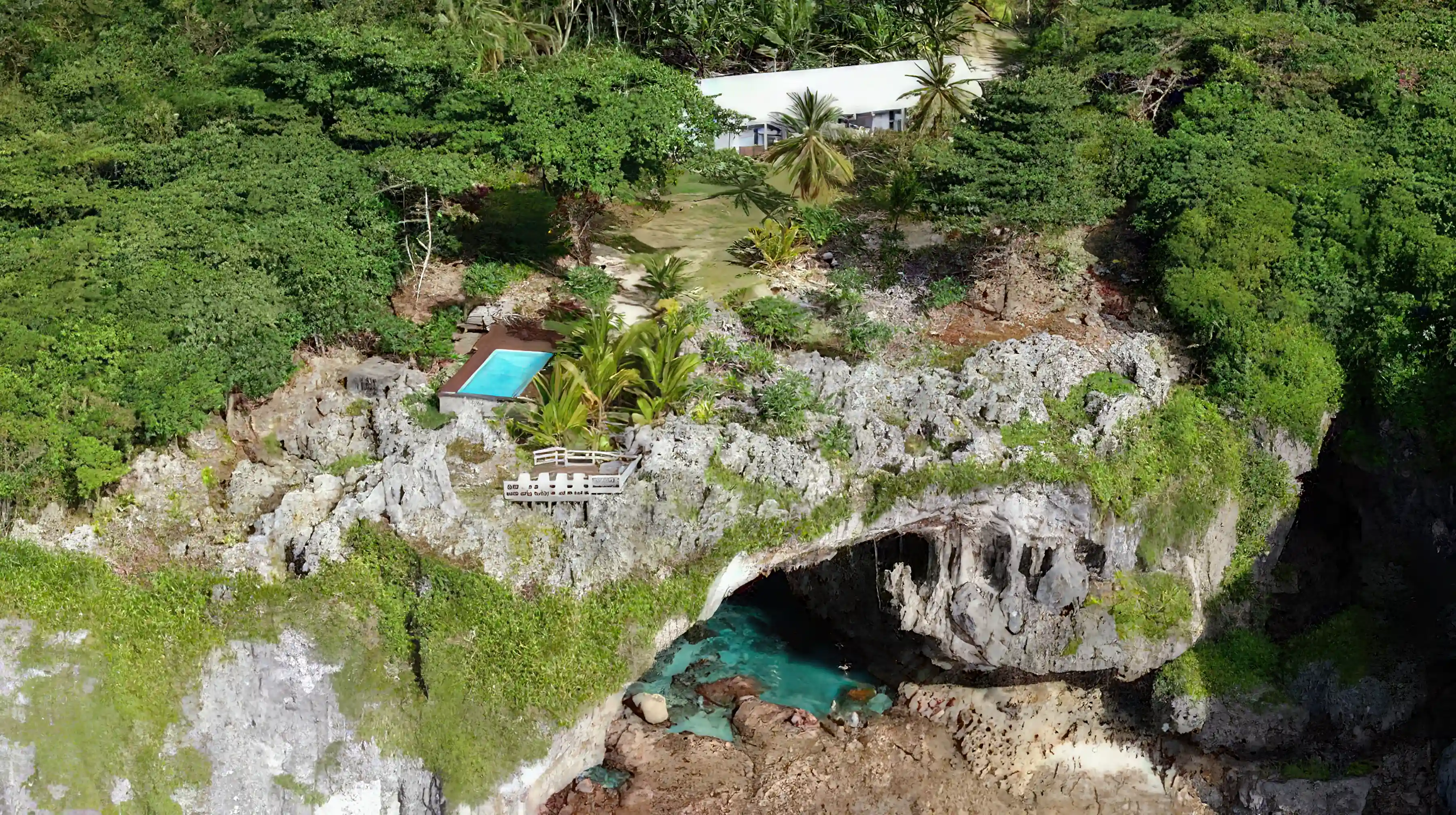 Avaiki cave is under the property