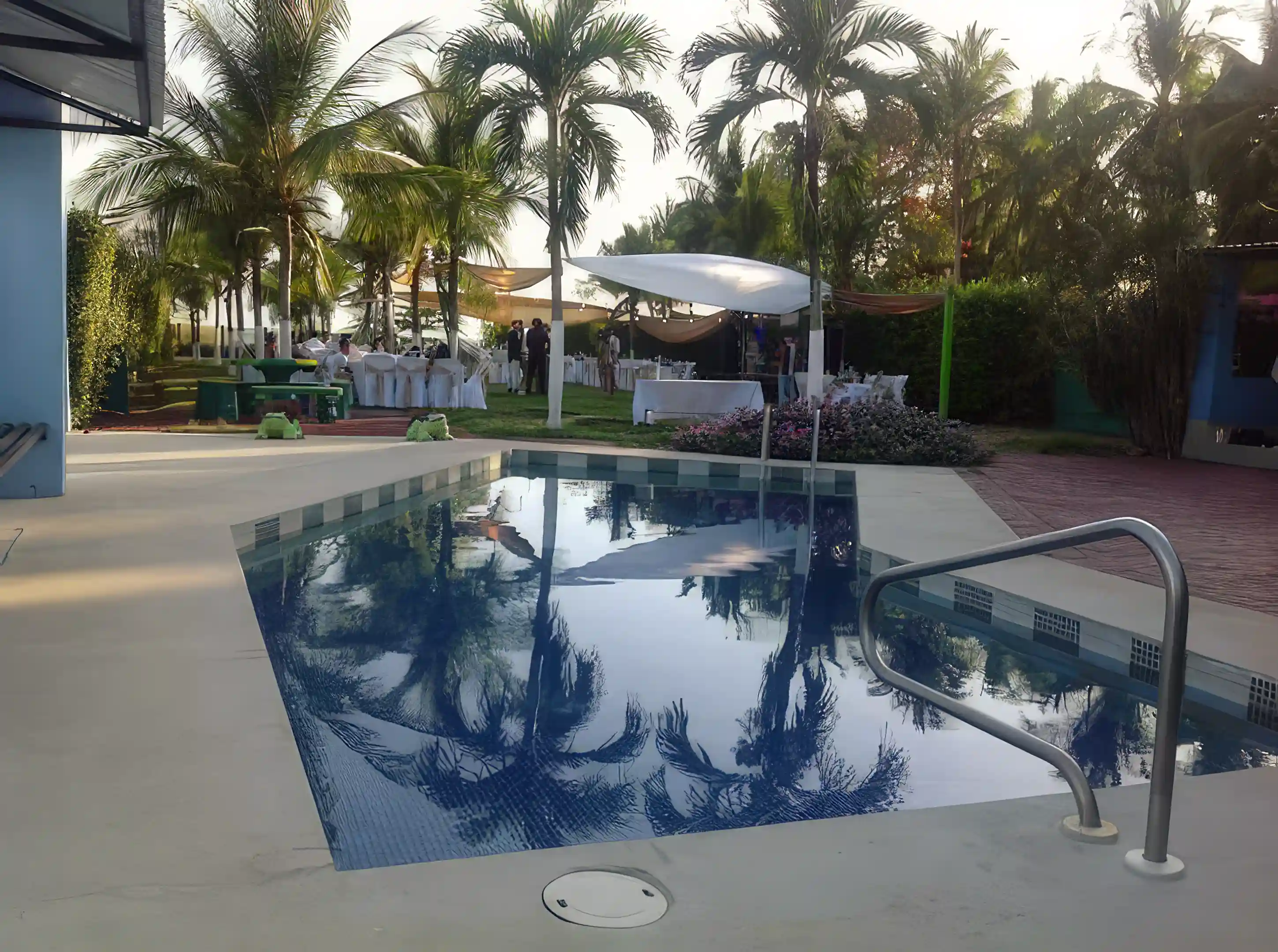 Pool area