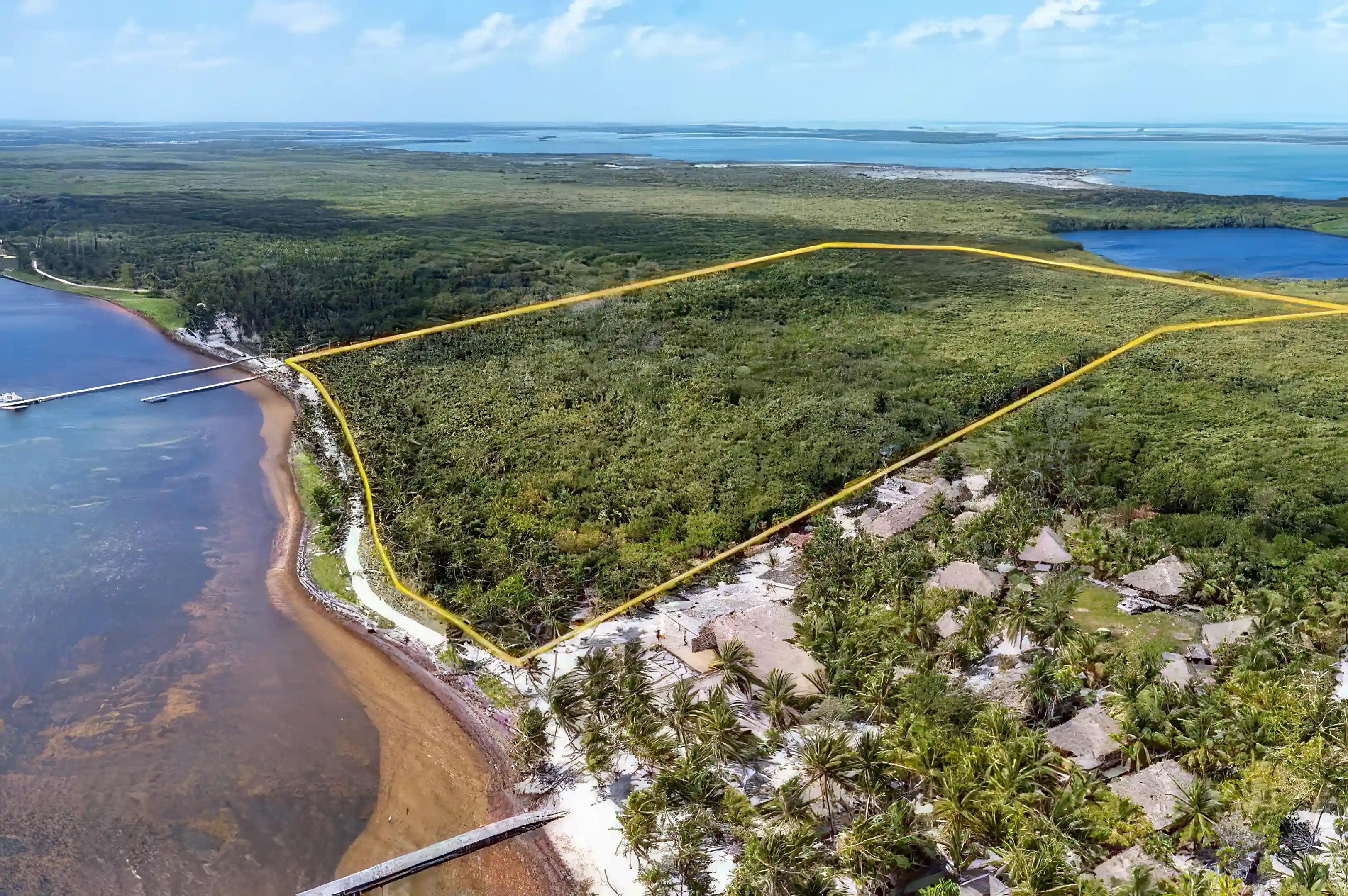 Beachfront Land for Sale in Habaneros, San Pedro, Ambergris Caye, Belize