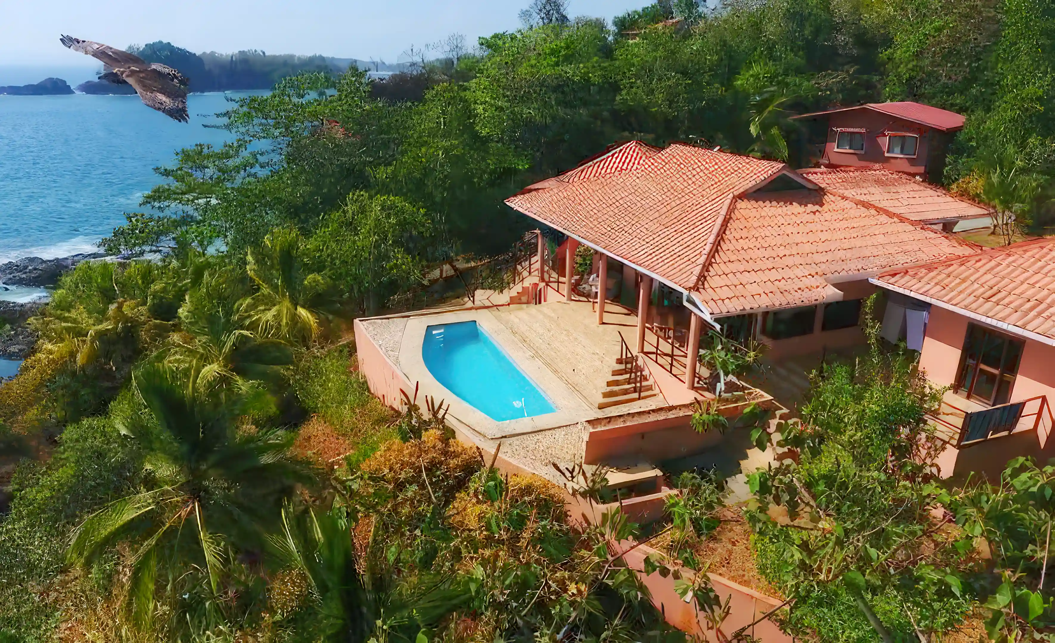 5 Bed, 5 Bath Waterfront Home for Sale in Mata Oscura, Mariato, Panama