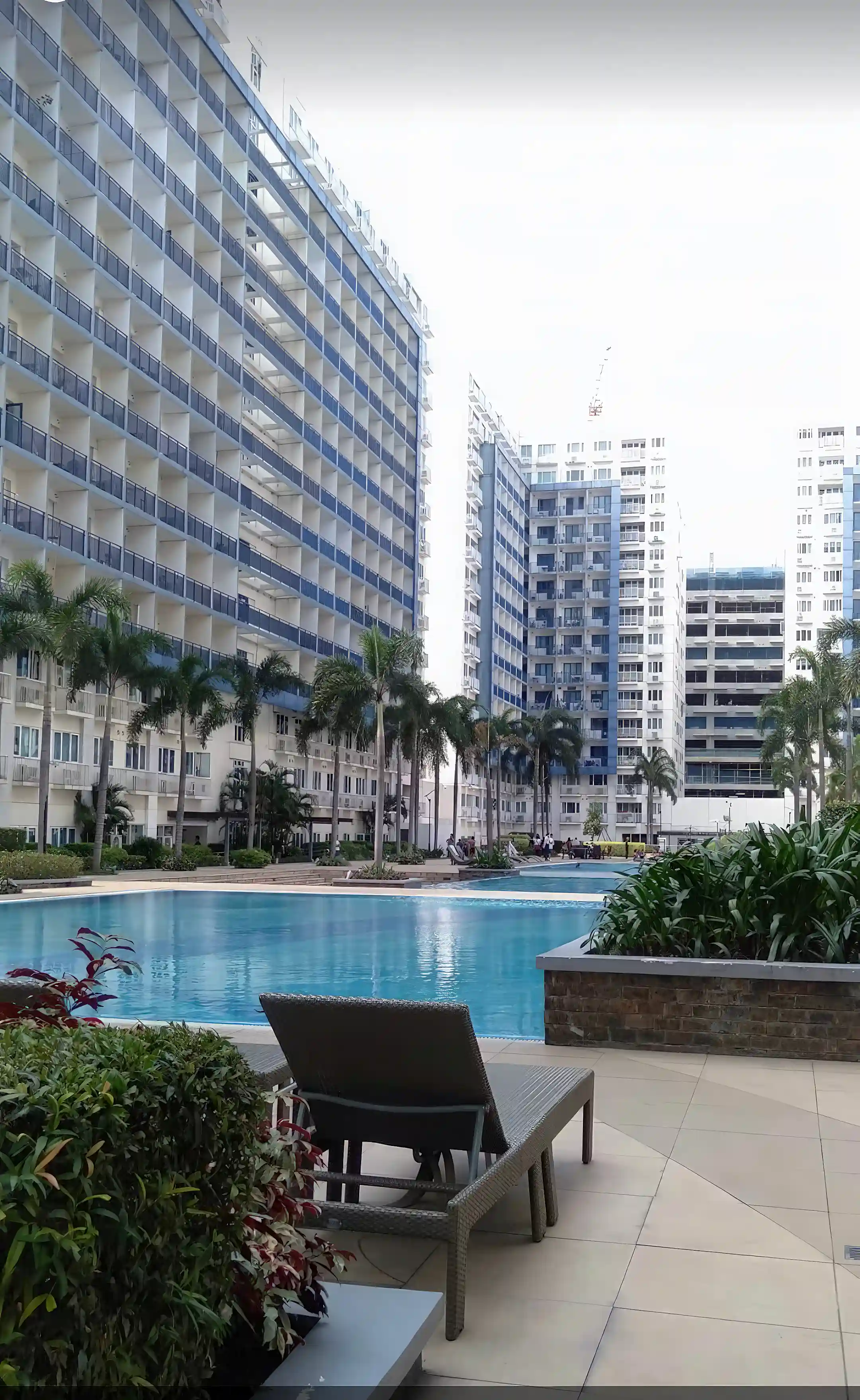 Relax in pool area