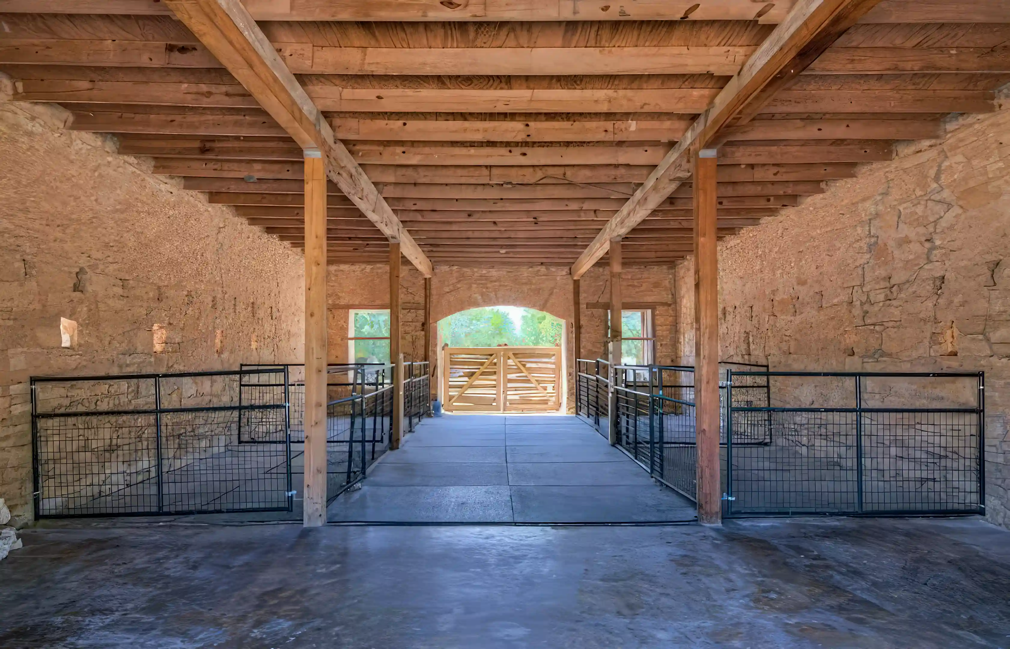 Stables, lower floor