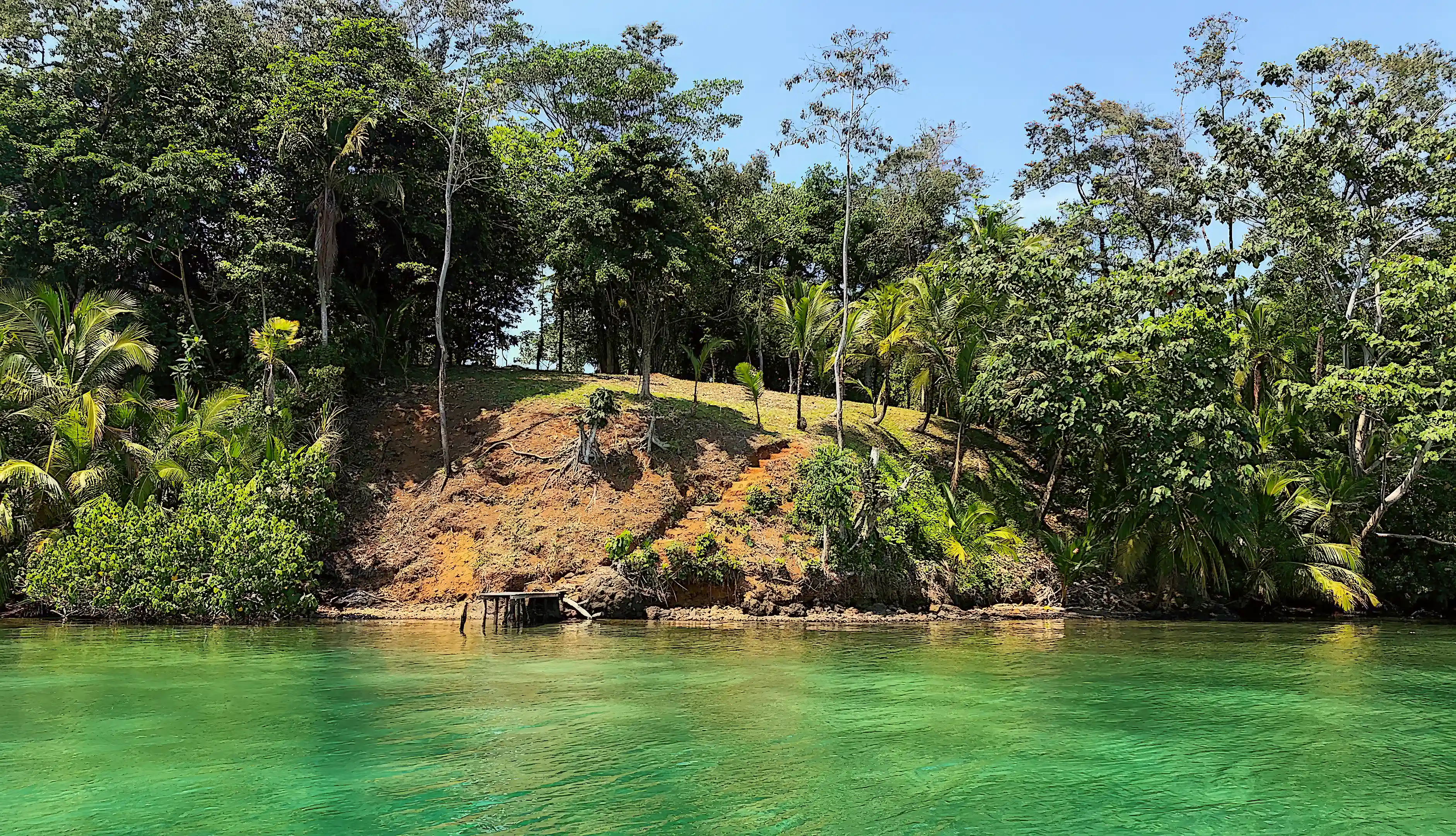 Caribbean Waterfront Land for Sale in Punta Laurel, Popa Island, Bocas