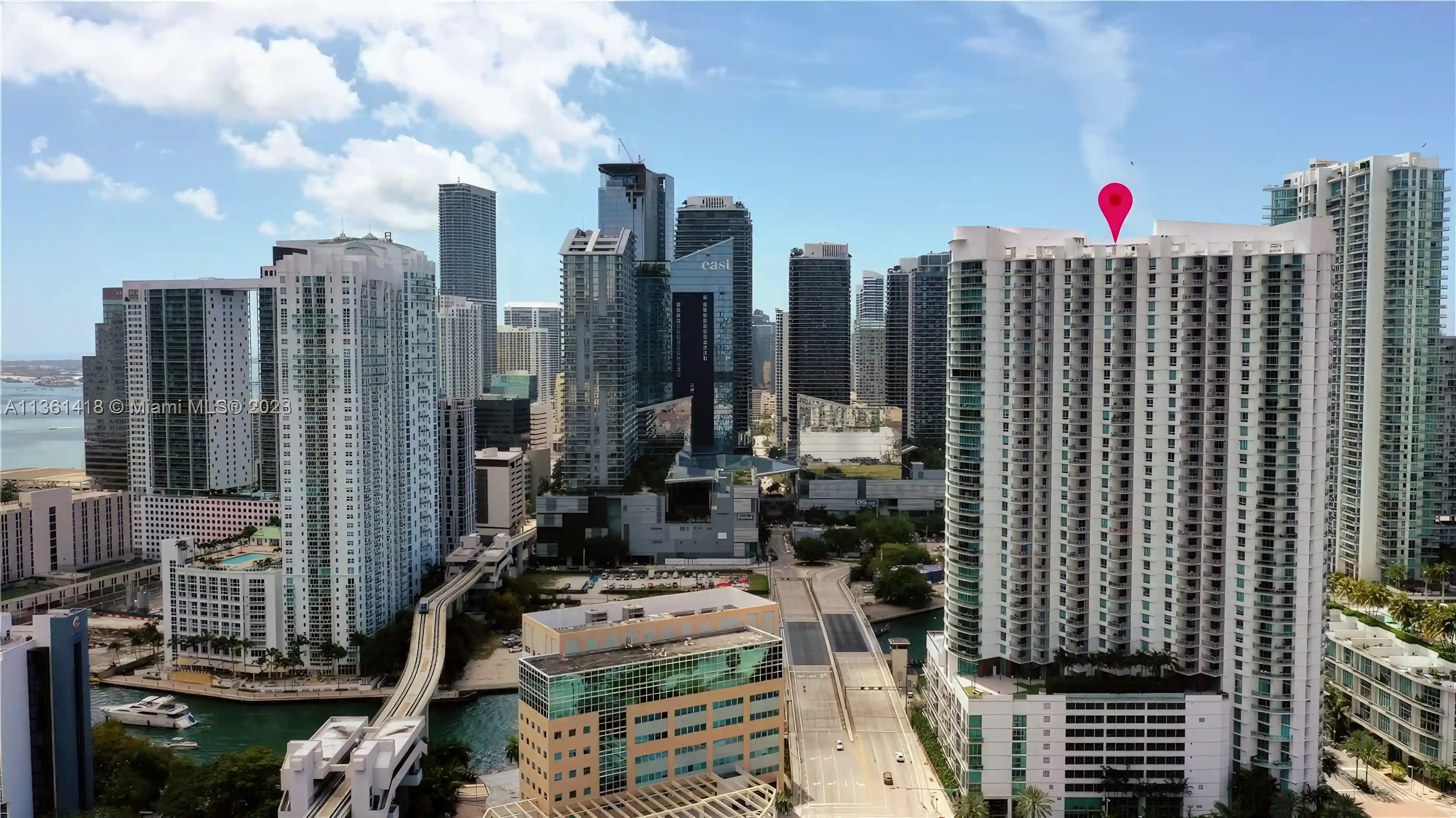 1 Bed, 1 Bath @ Wind Condo for Sale in 350 S Miami Ave # 2310, Miami, Florida, USA