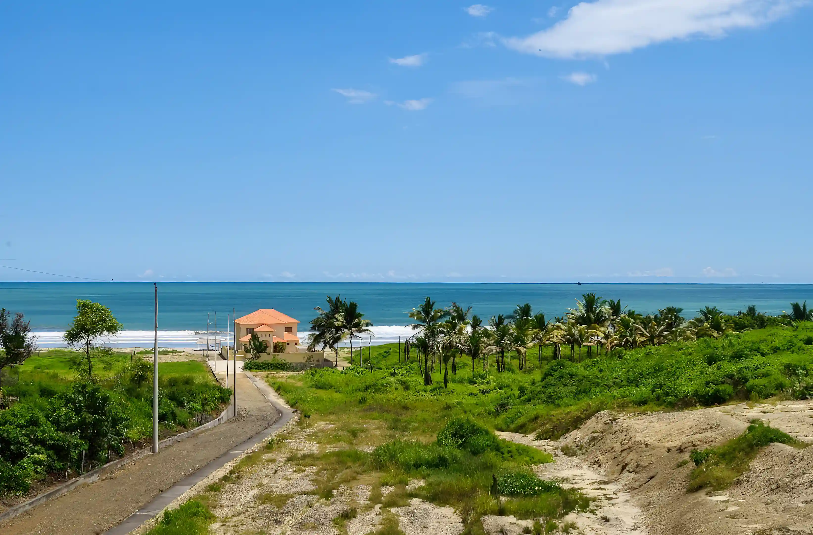 Beachfront Home for Sale in Palmera Beach, Puerto Cayo, Manabi, Ecuador