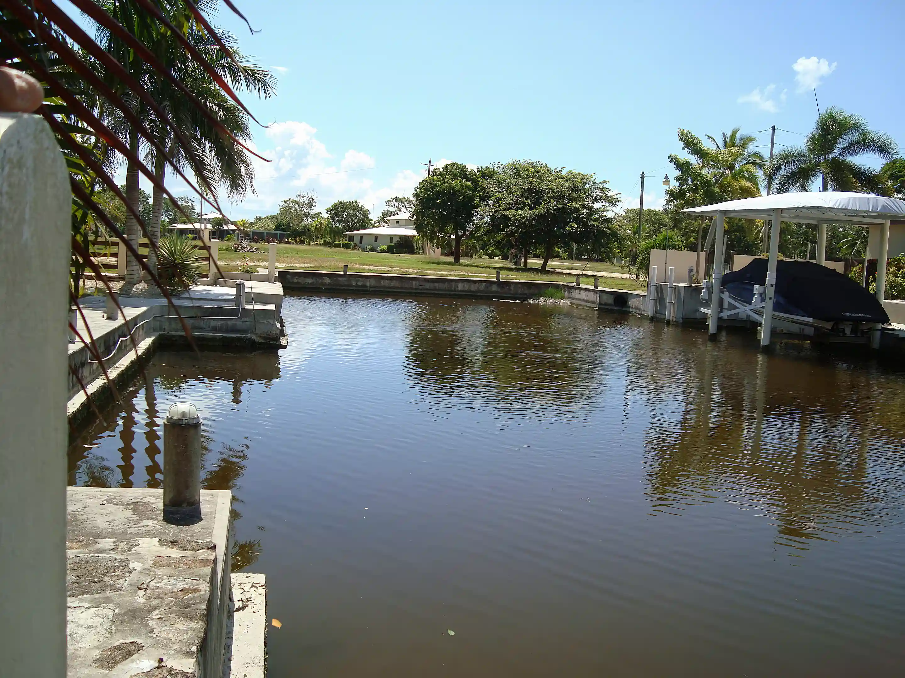 Canal Front Plot for Sale in Bayshore Drive, Corozal City, Corozal