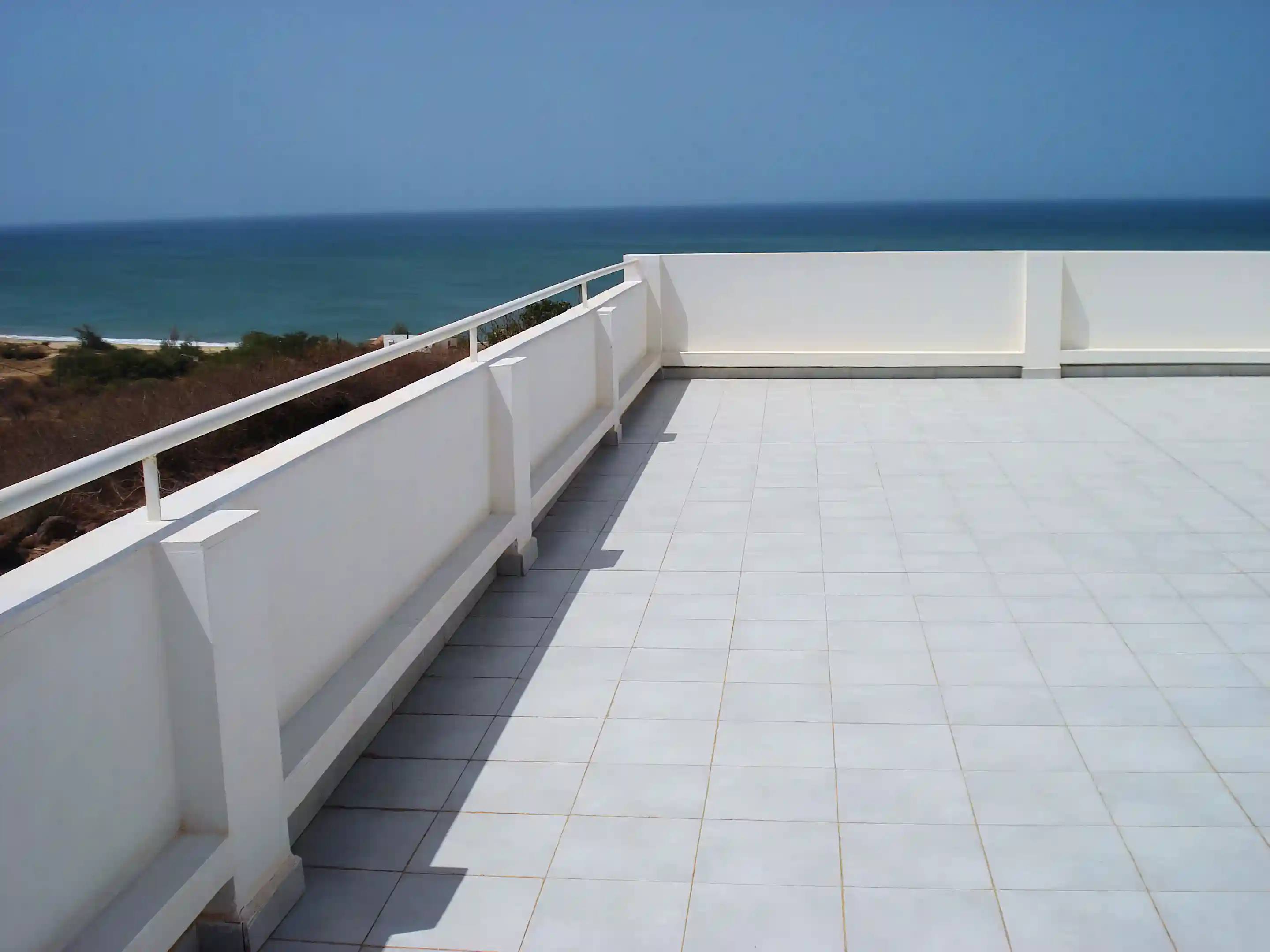 Large terrace on second floor.