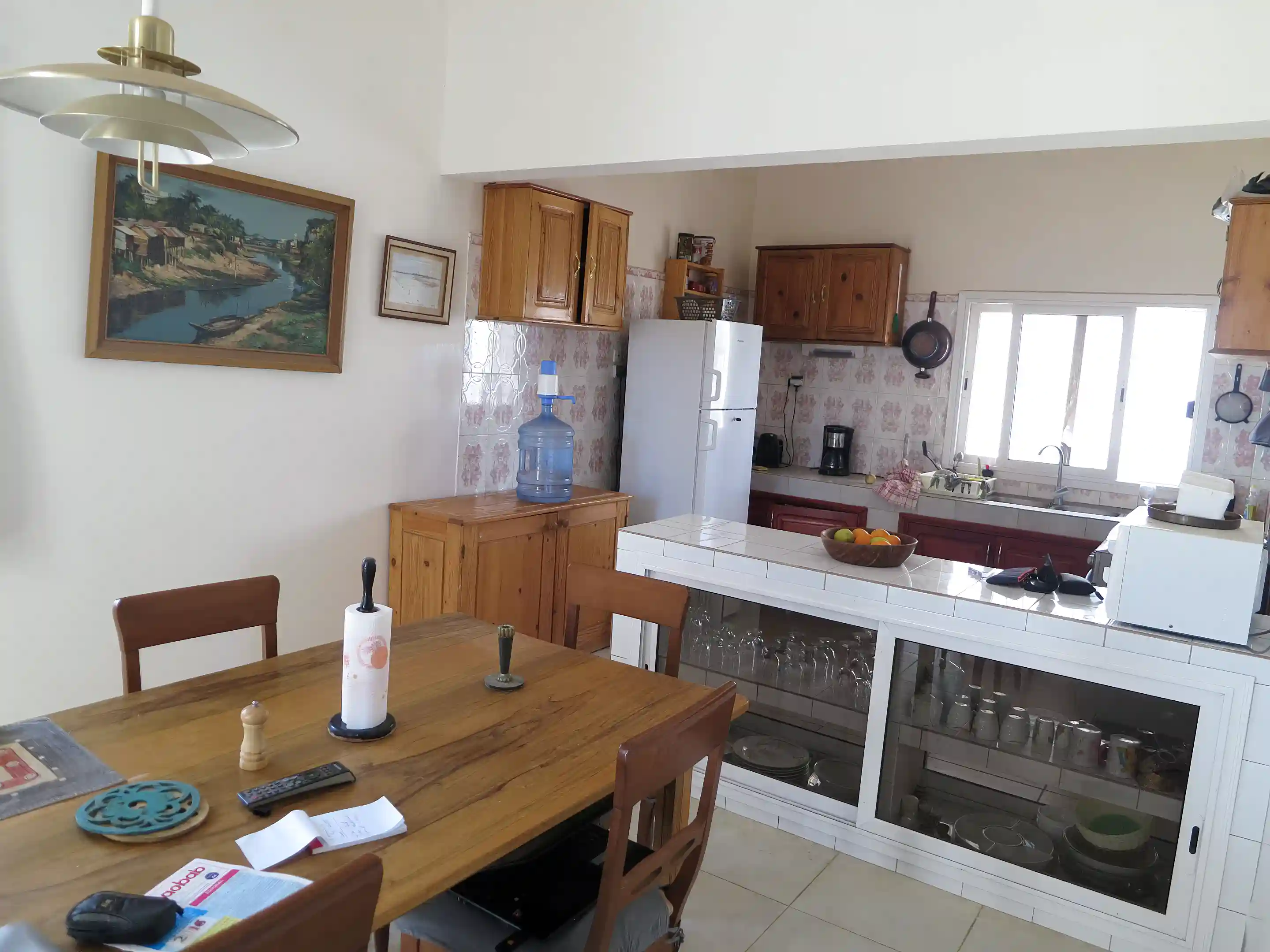 Ground floor kitchen adjacent to dining room, mainly used for...