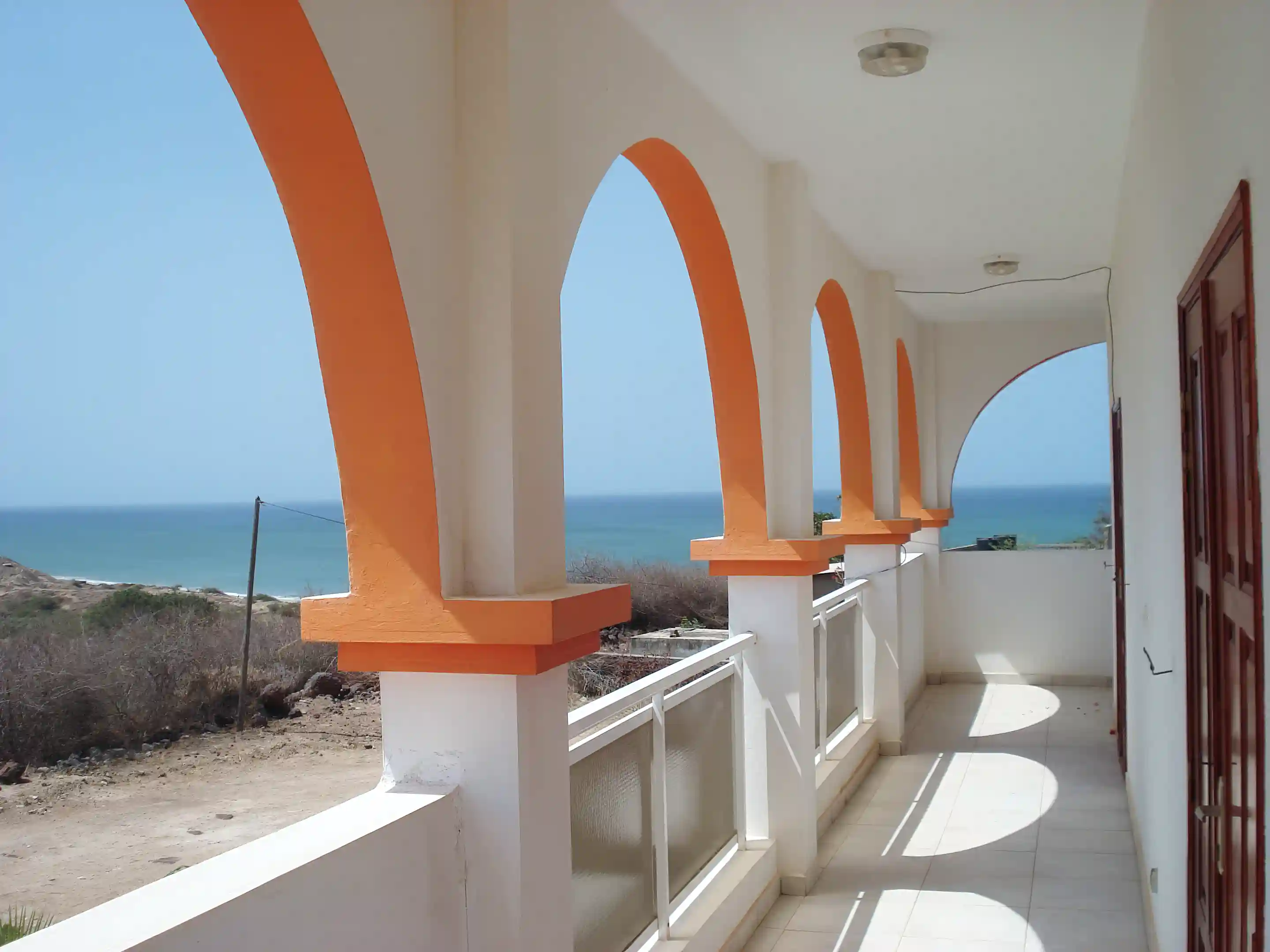 View from 2nd floor (bedrooms) towards the Atlantic Ocean.
